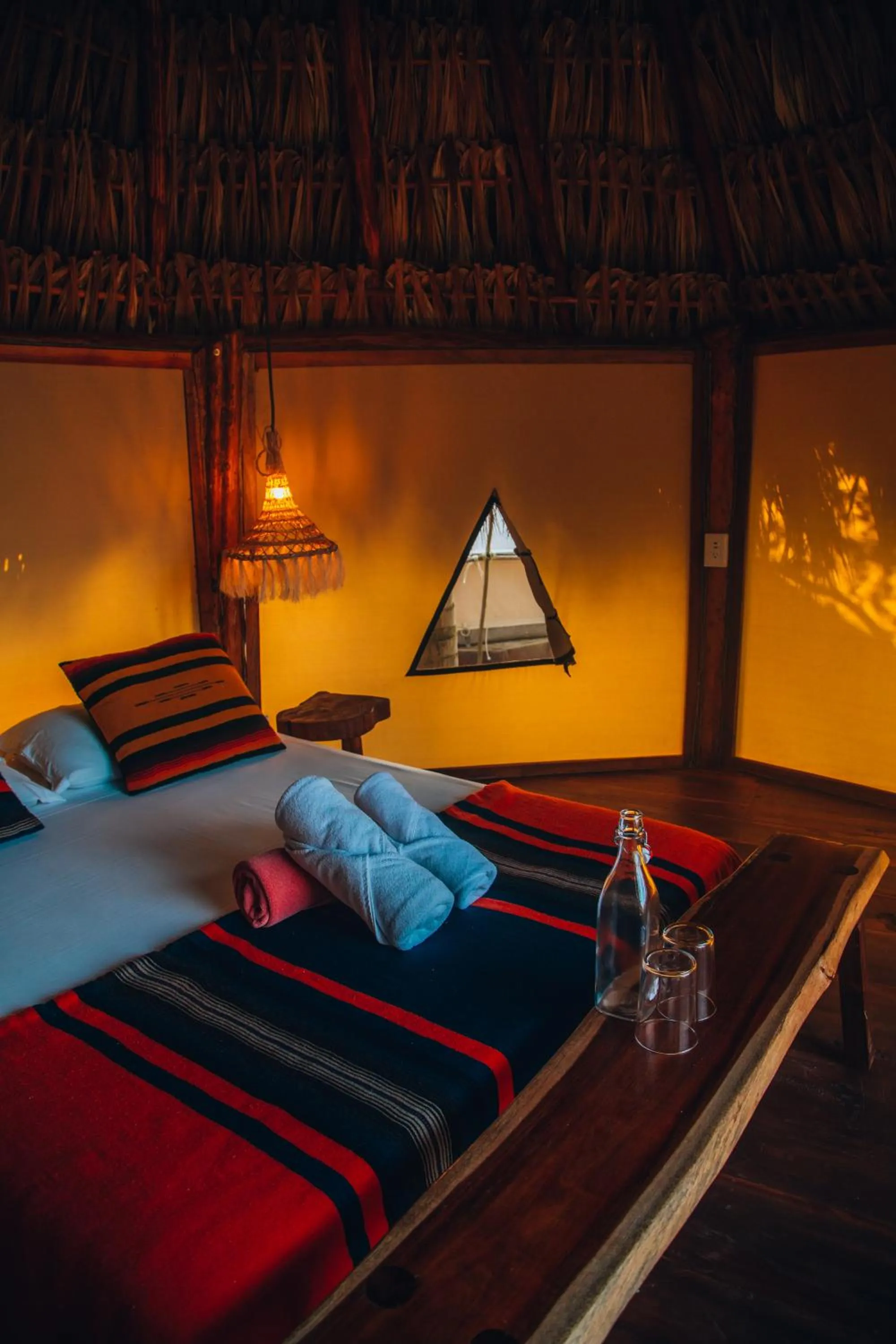 Bed in Glamp Ikal Tulum