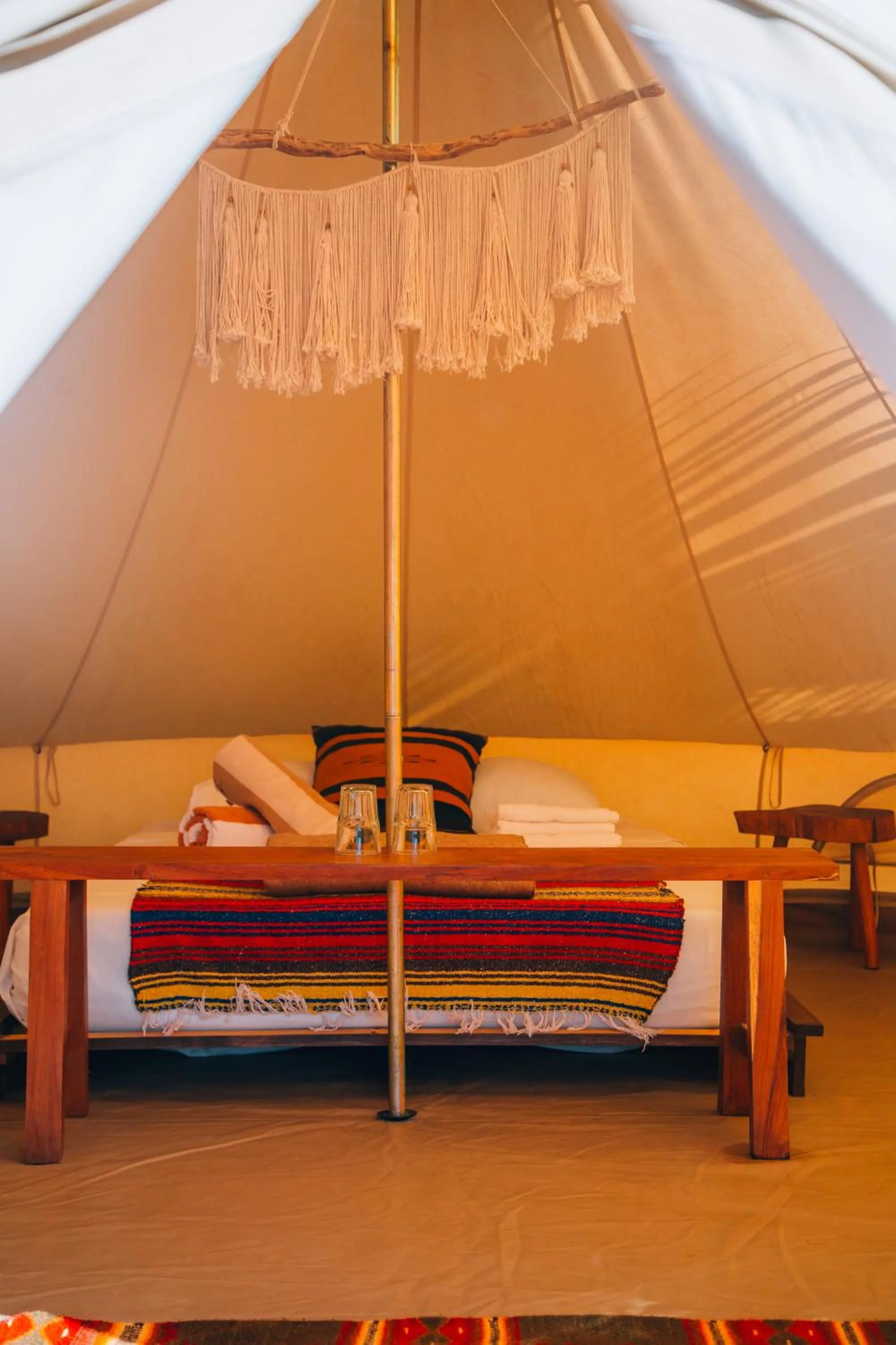 Bedroom, Bed in Glamp Ikal Tulum