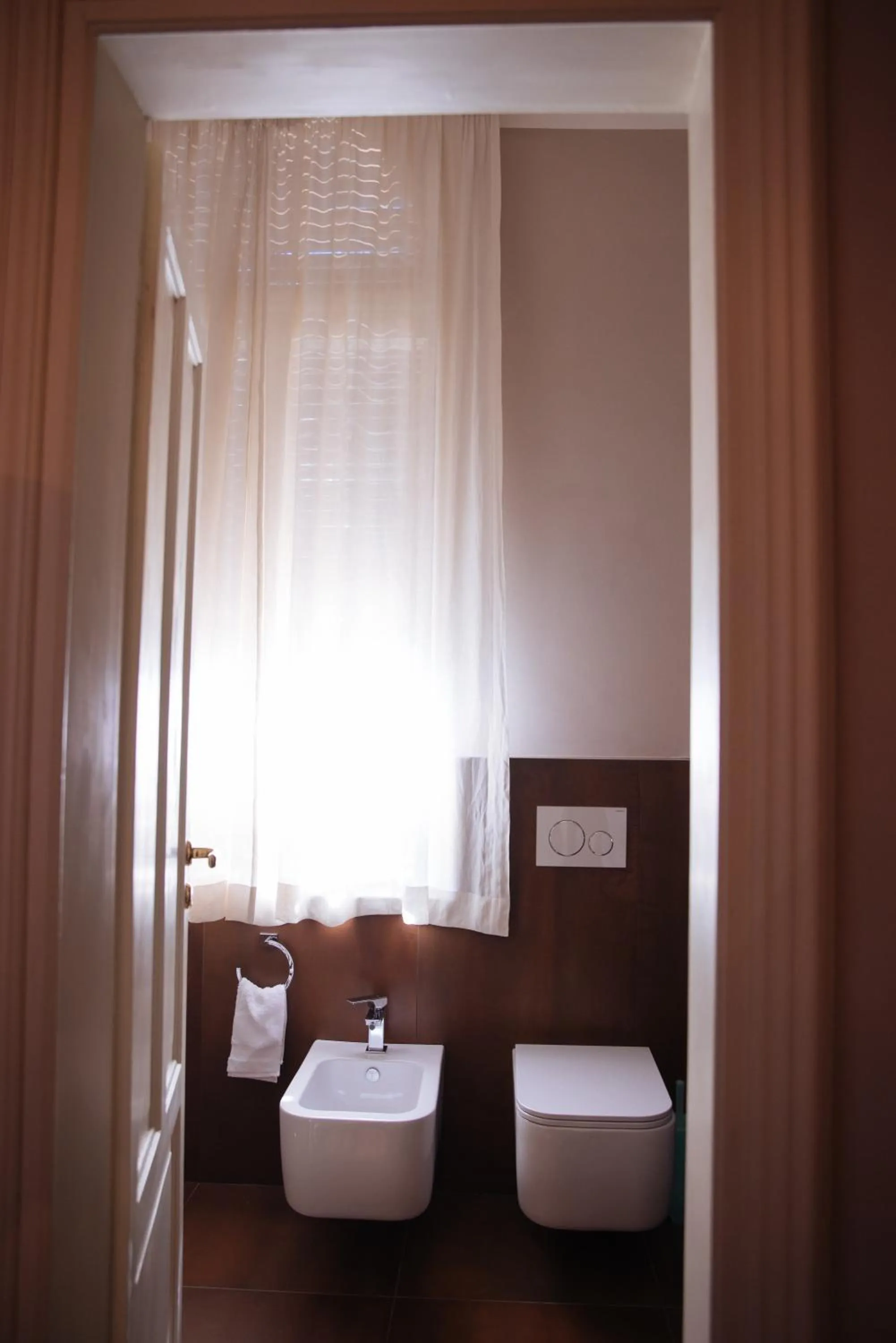 Bathroom, Bed in Ai tre cedri B&B