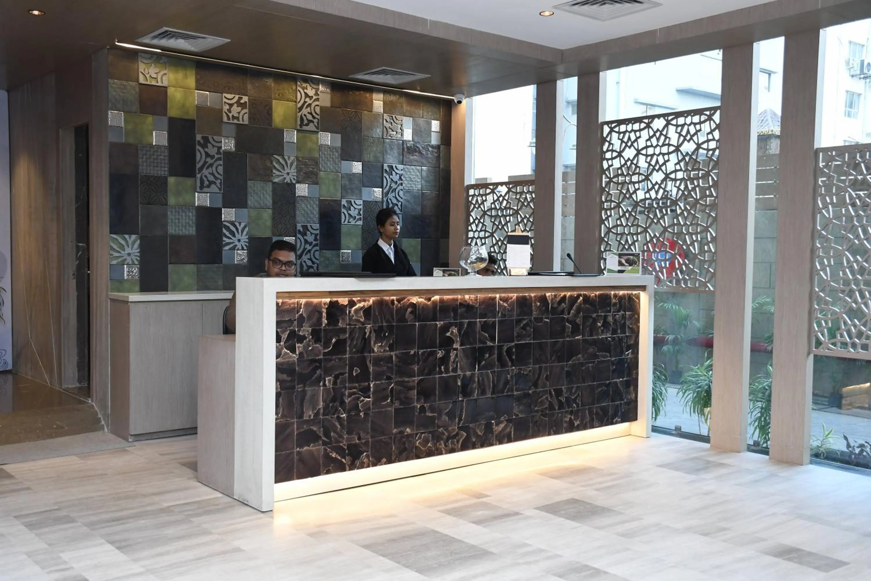 Lobby or reception in LYNQ AERO