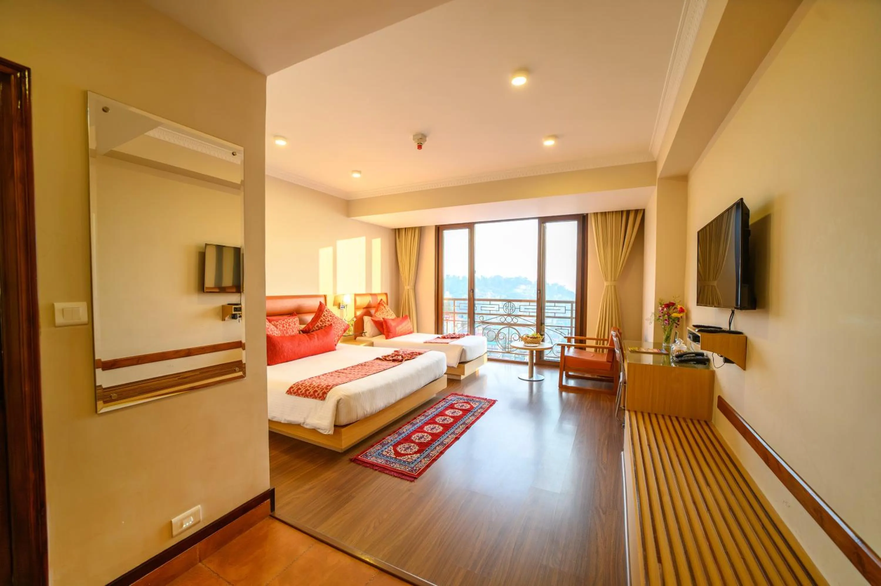 Natural landscape, Bed in Sinclairs Gangtok