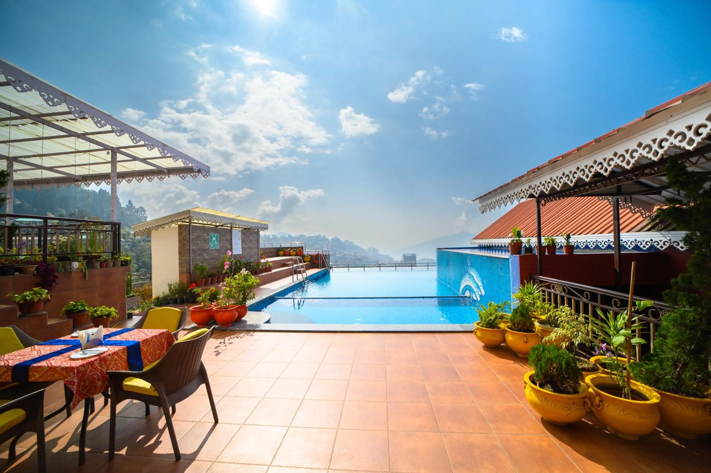 Swimming pool in Sinclairs Gangtok