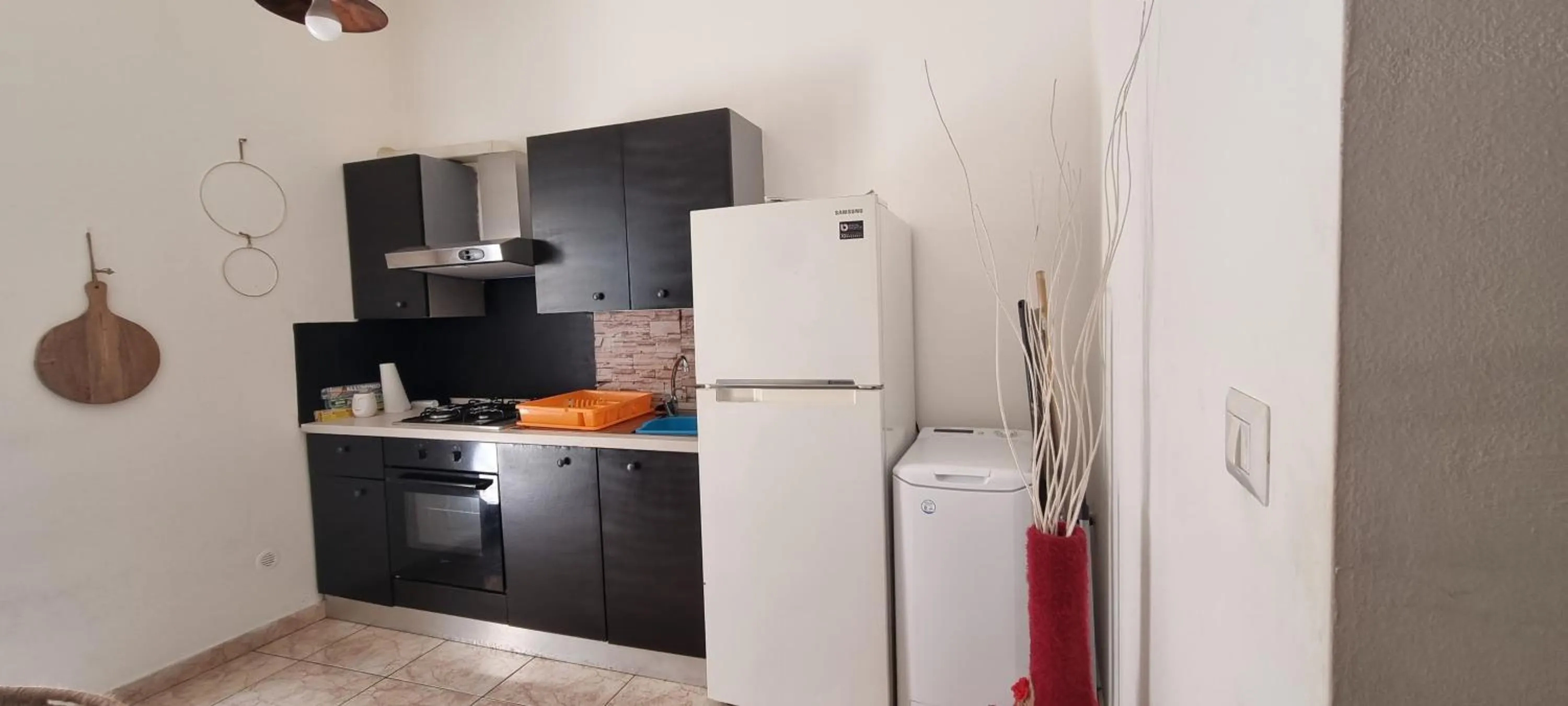 Kitchen or kitchenette in B&B VIA NAPOLI LEVERANO