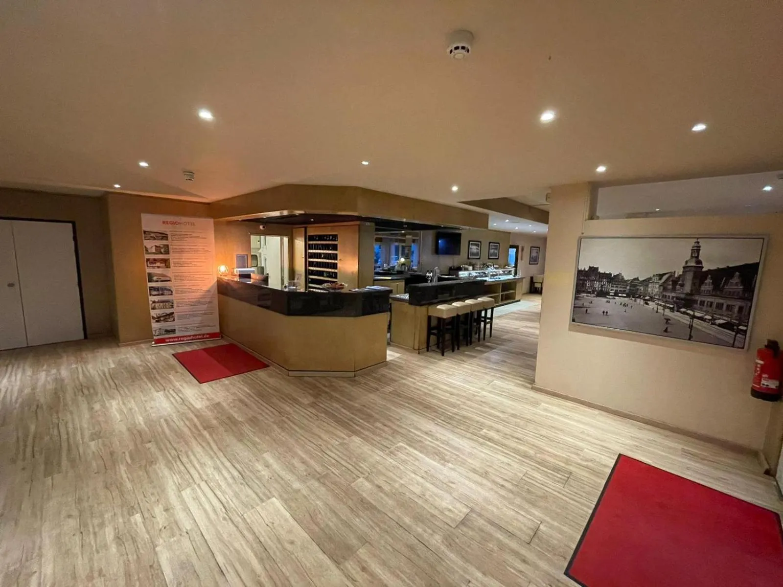 Lobby or reception in REGIOHOTEL Leipzig West - #Frühstücksbuffet #TopPreisLeistung #FreeParking #Wallbox