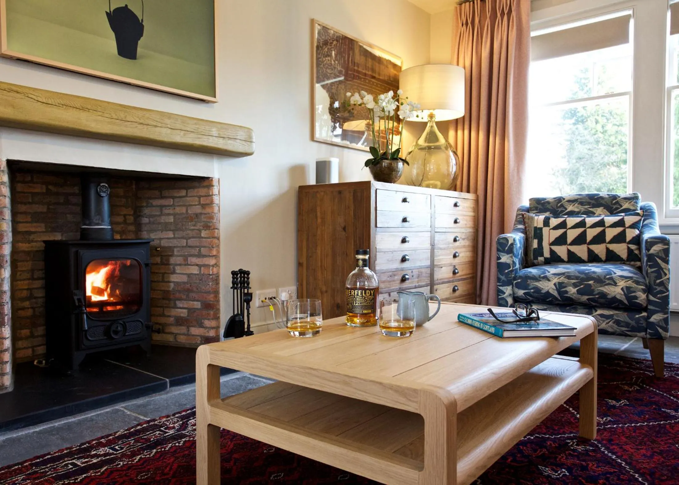 Living room in Ross Lodge