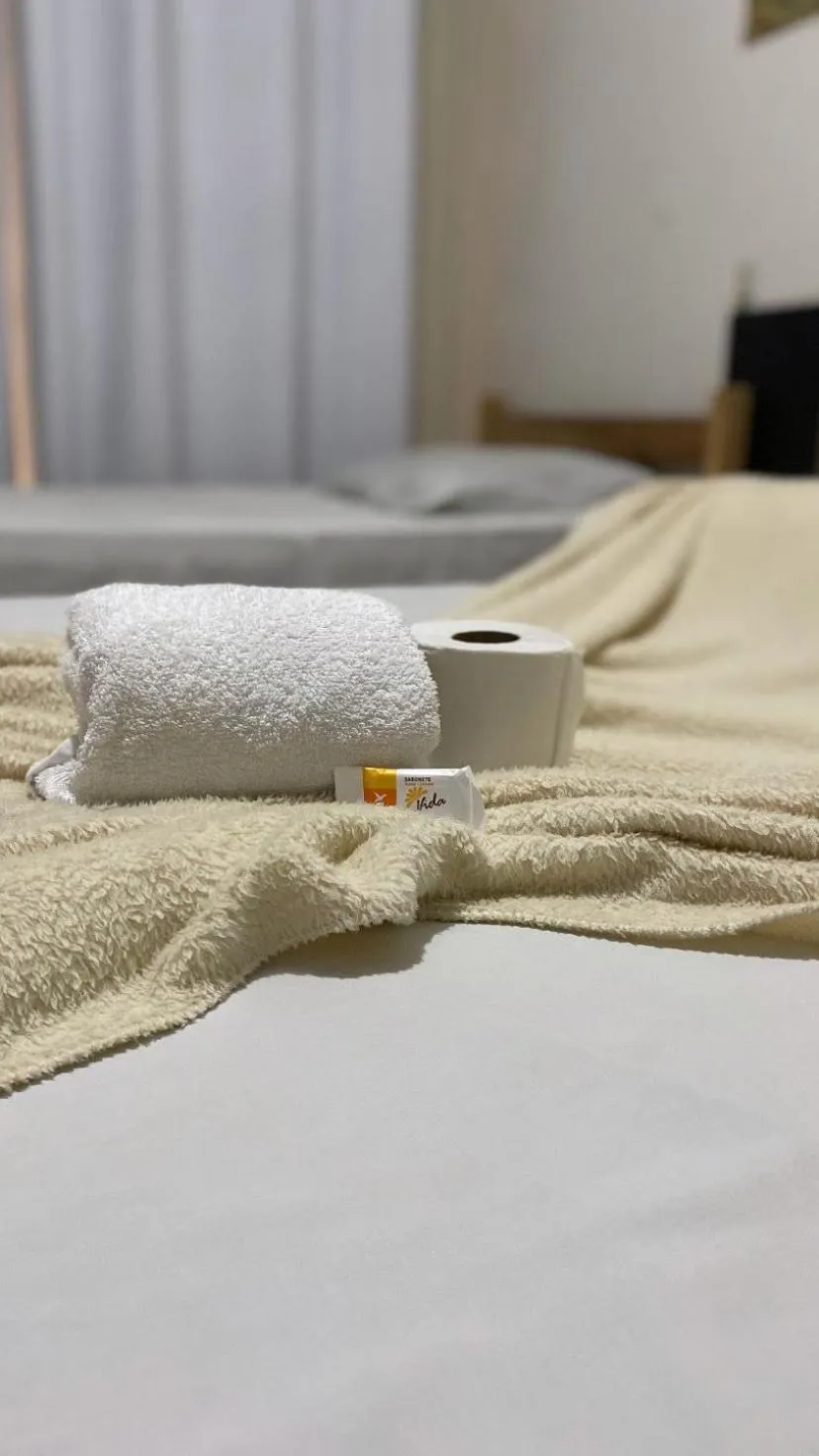 Bed in Hotel Novo Gama