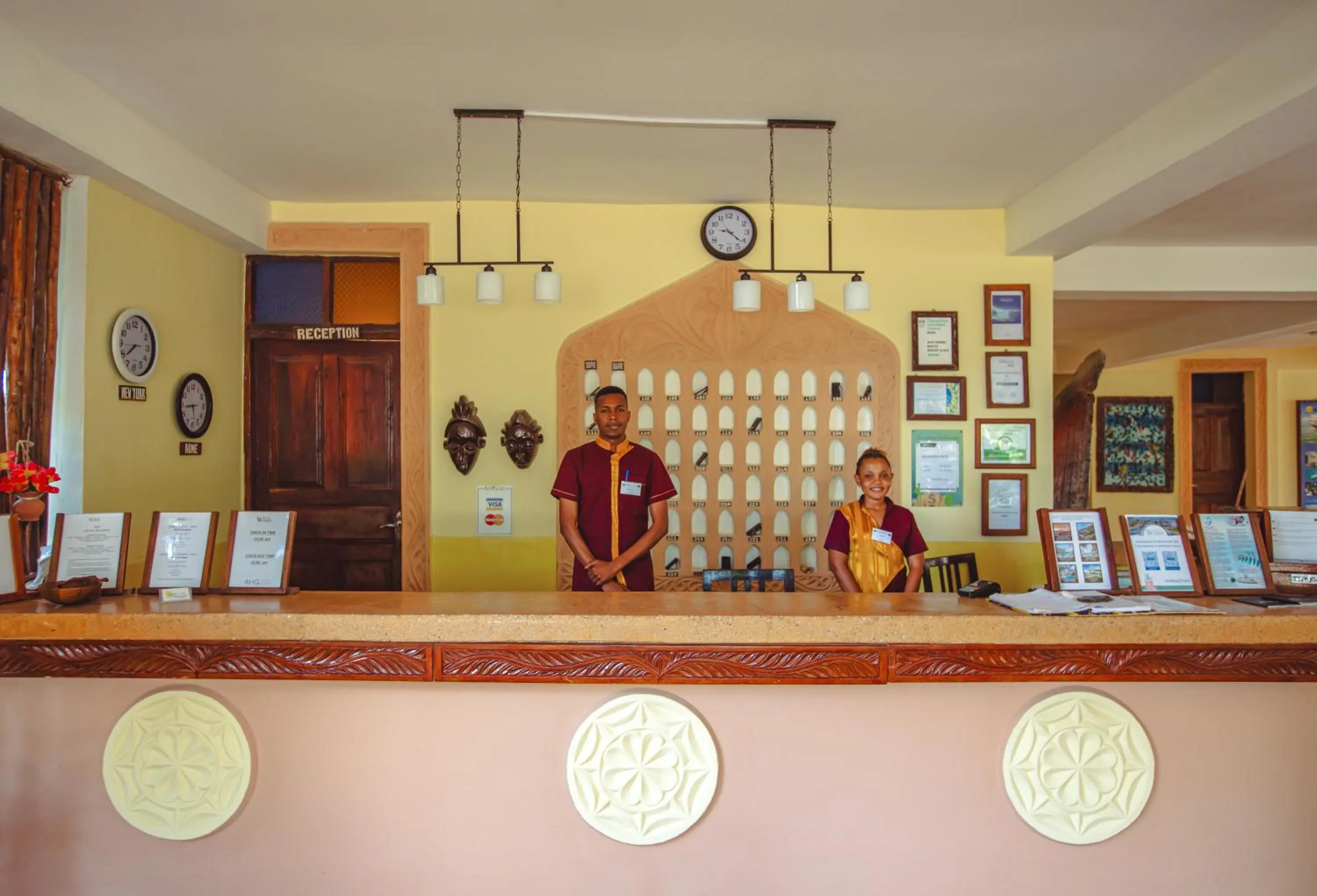 Staff in AHG Waridi Beach Resort & SPA