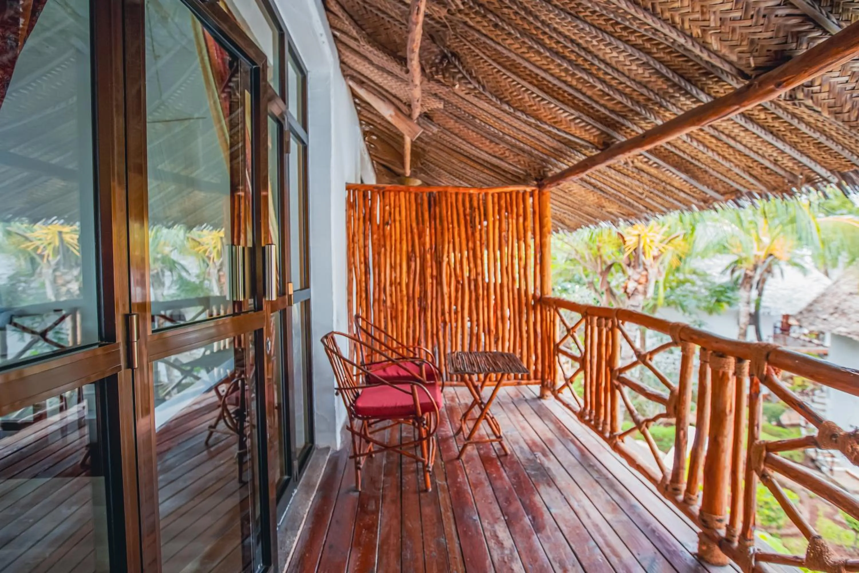 Balcony/Terrace in AHG Waridi Beach Resort & SPA