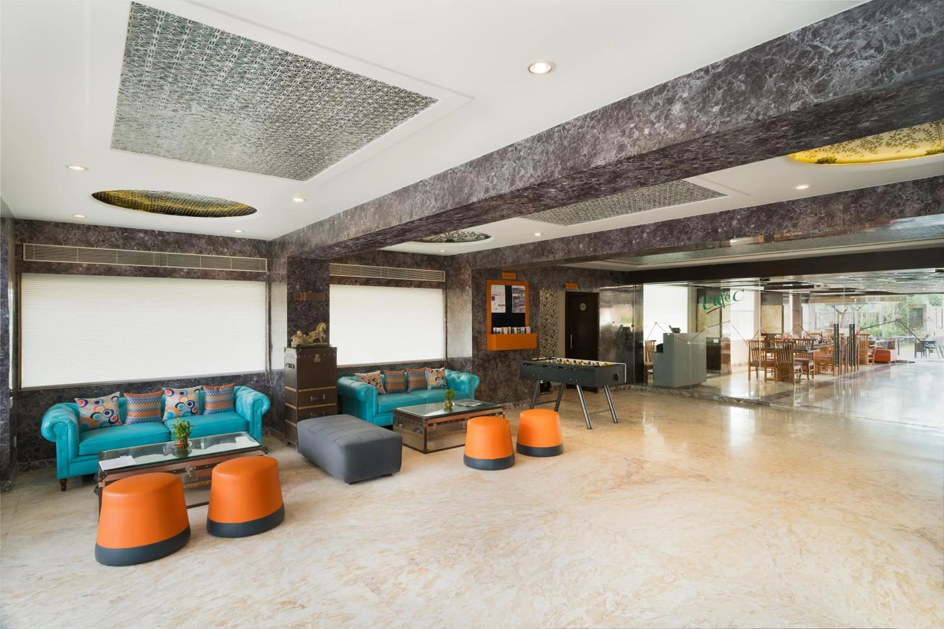 Seating area in Zone Connect by The Park,Udaipur