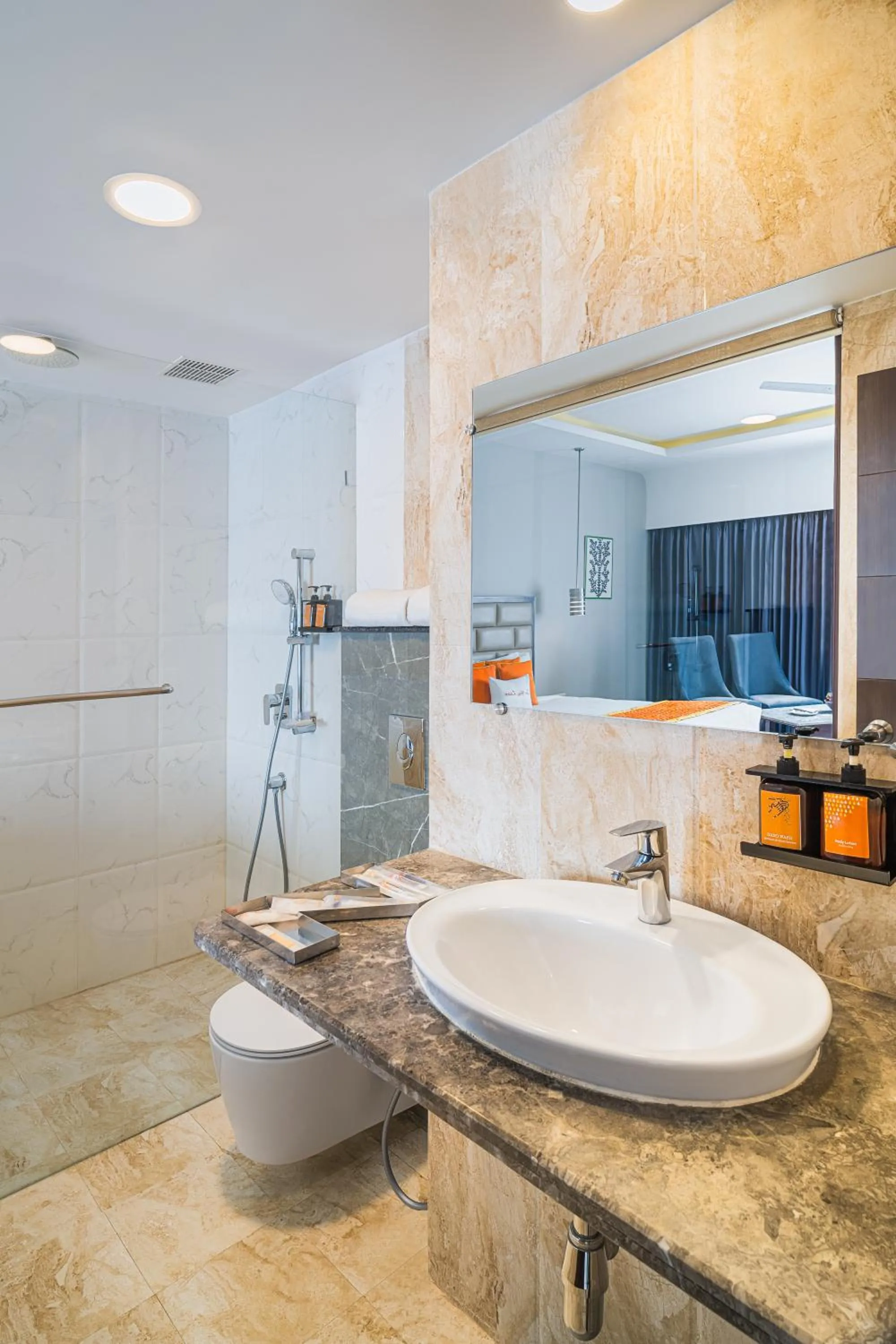 Shower in Zone Connect by The Park,Udaipur