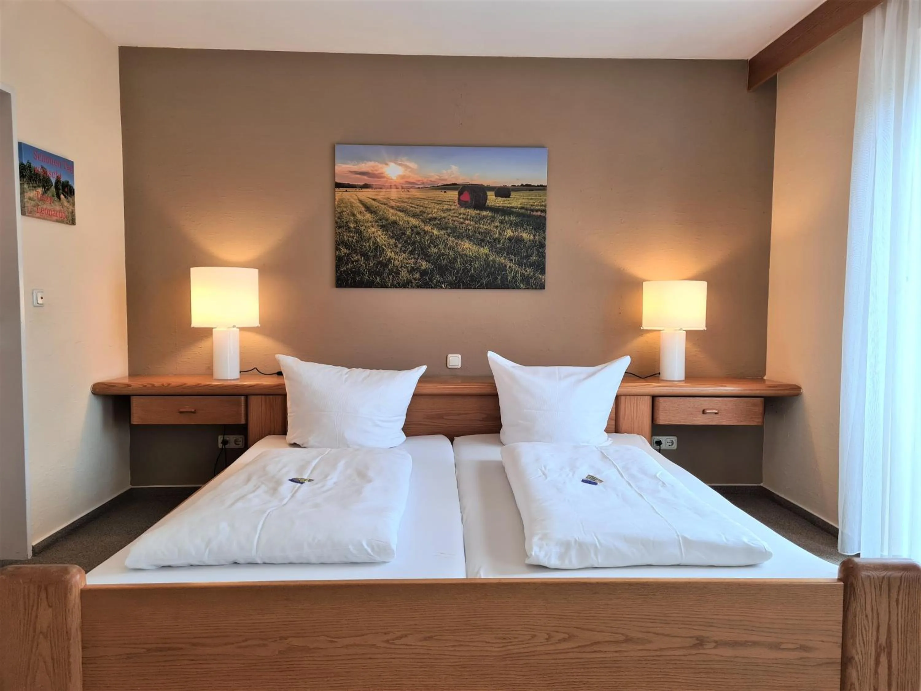 Bed in Hotel Goldenes Fass