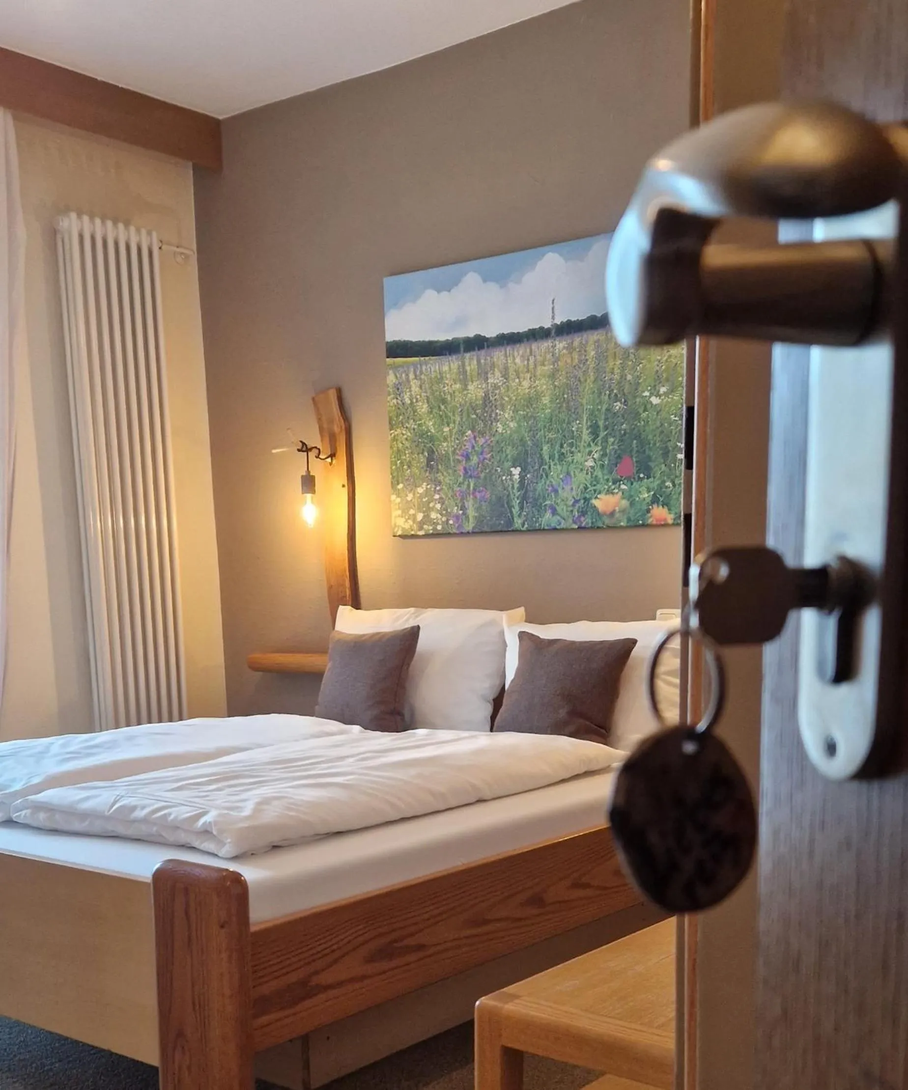 Bed in Hotel Goldenes Fass