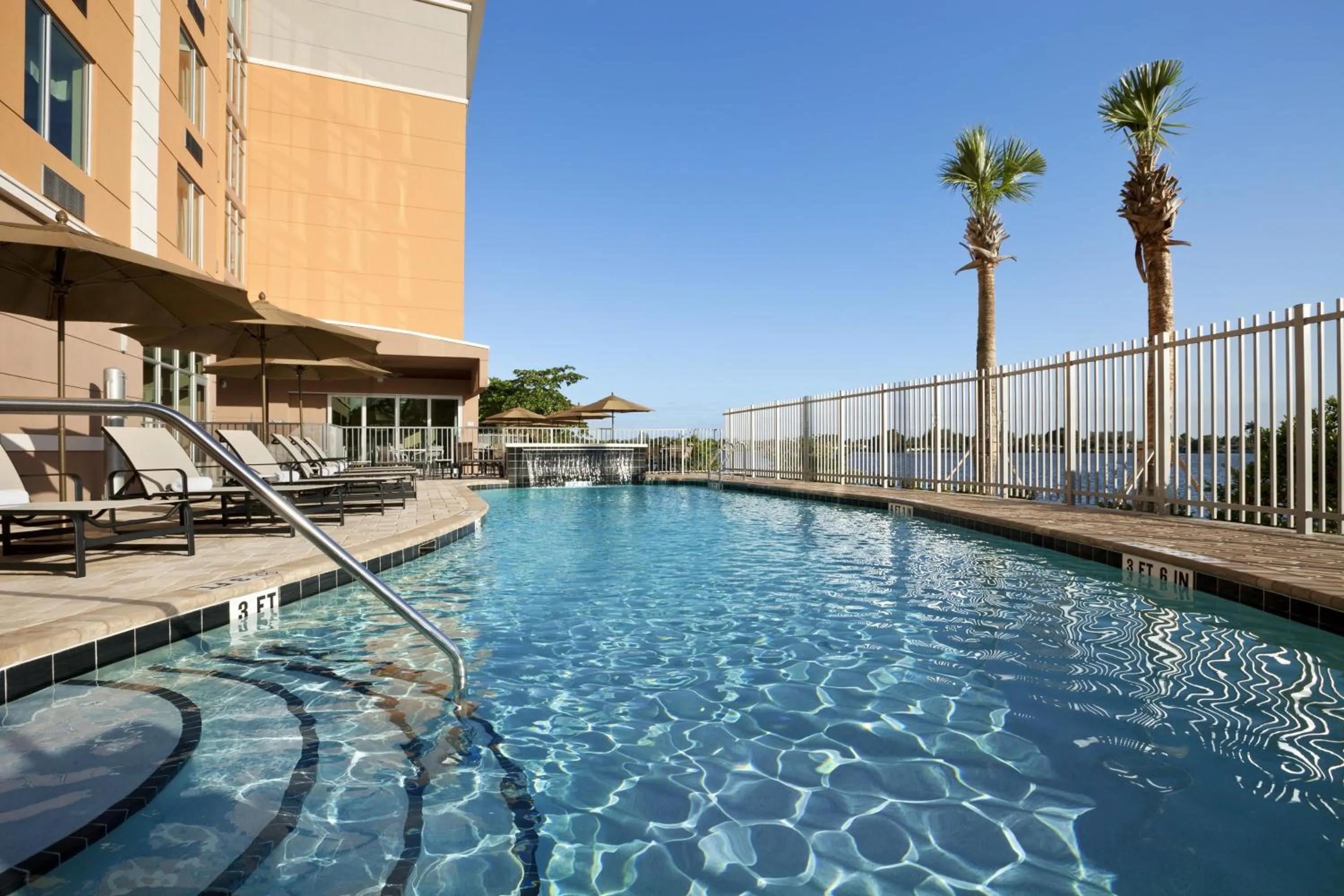 Swimming pool in Holiday Inn Express Miami Airport-Blue Lagoon Area by IHG