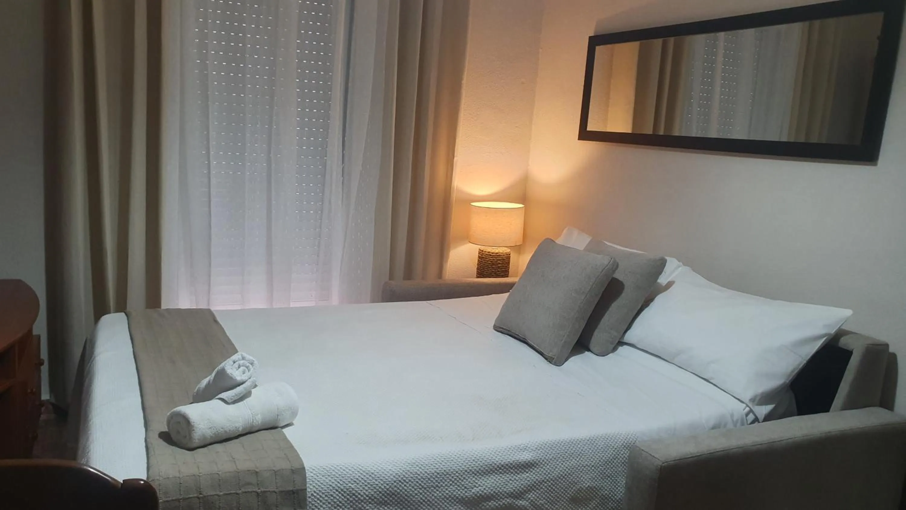 Bed in LUNA-Guest Rooms