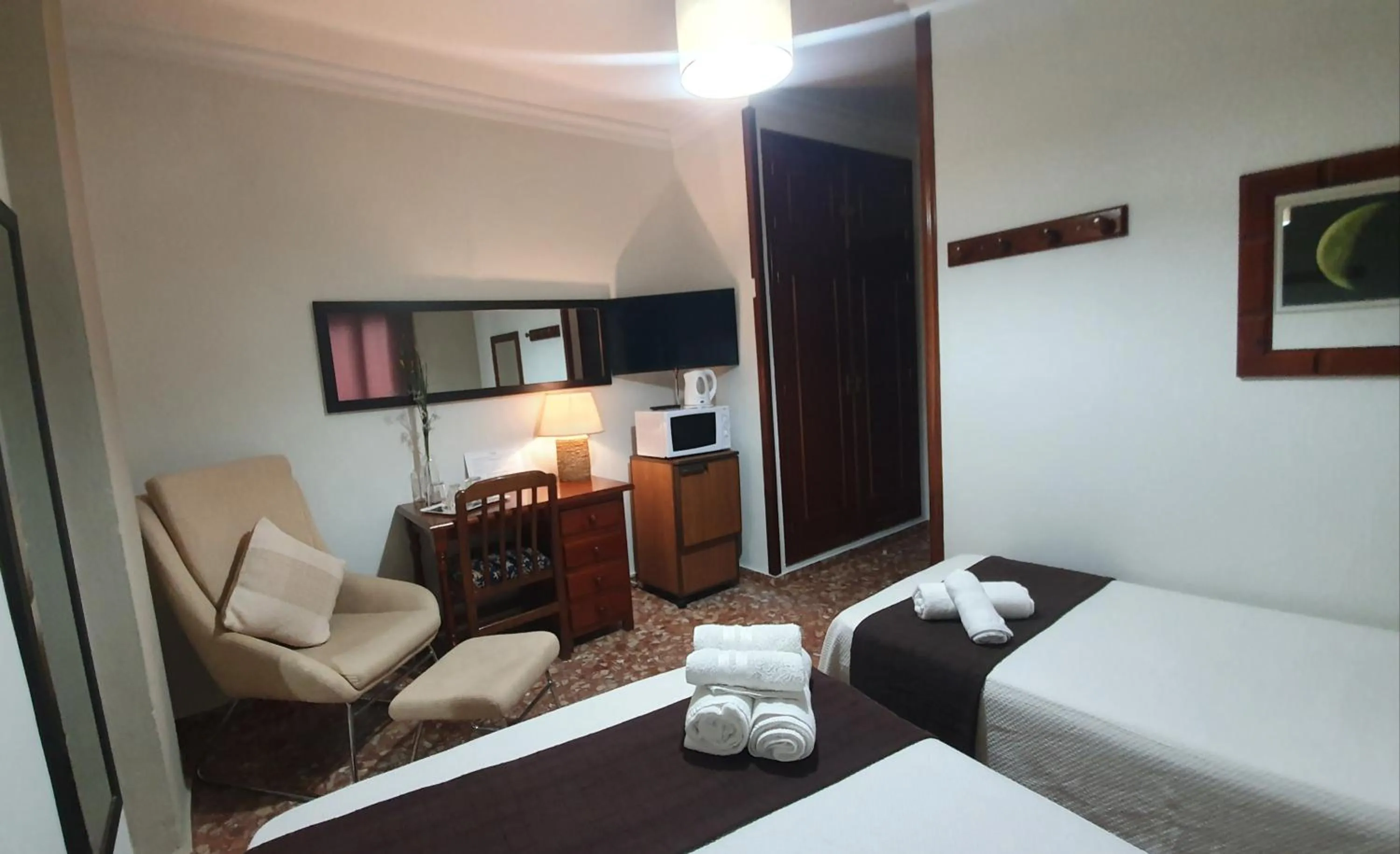 Bed in LUNA-Guest Rooms