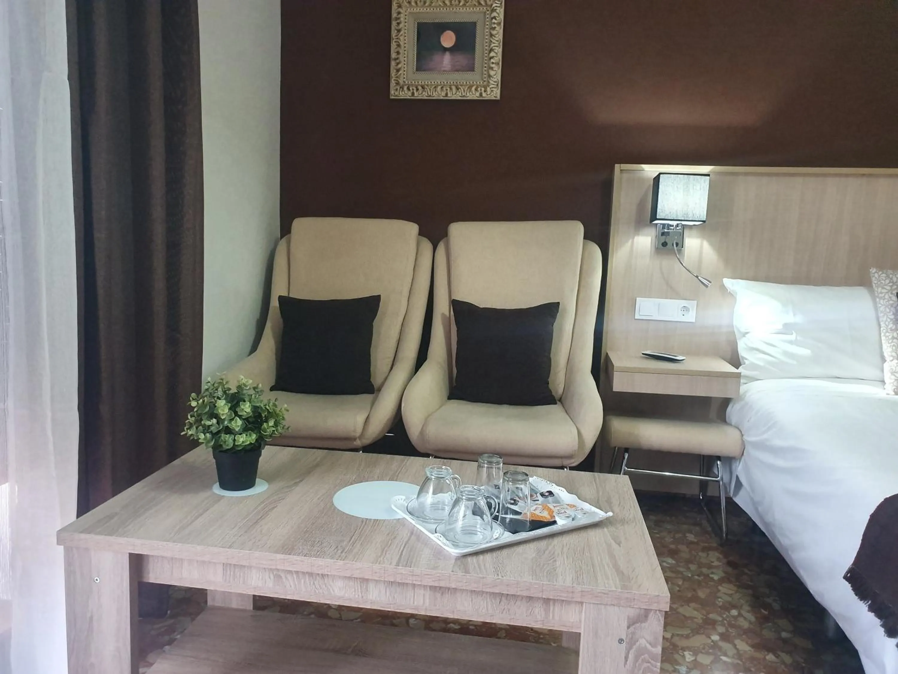 Bed in LUNA-Guest Rooms