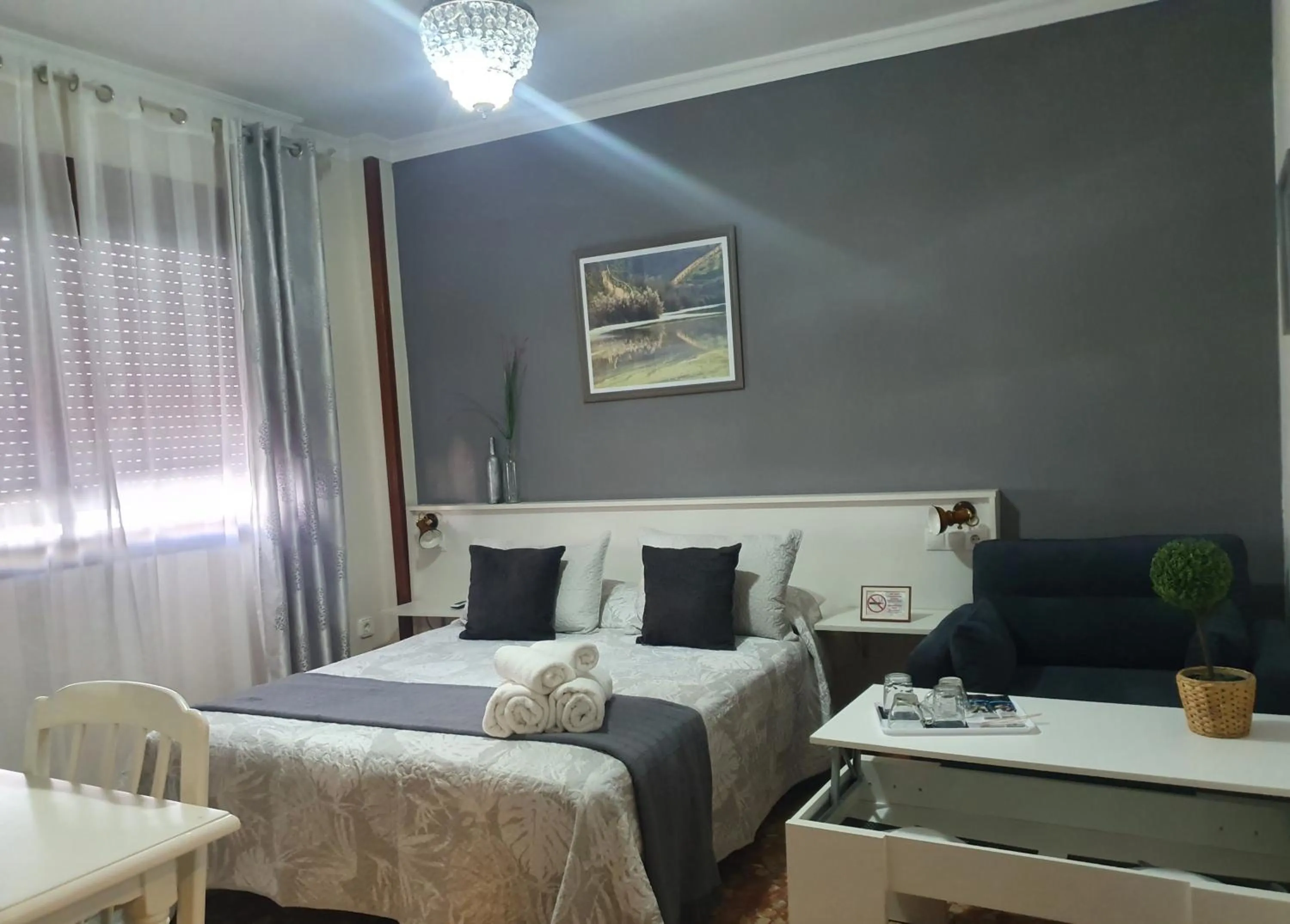 Bed in LUNA-Guest Rooms