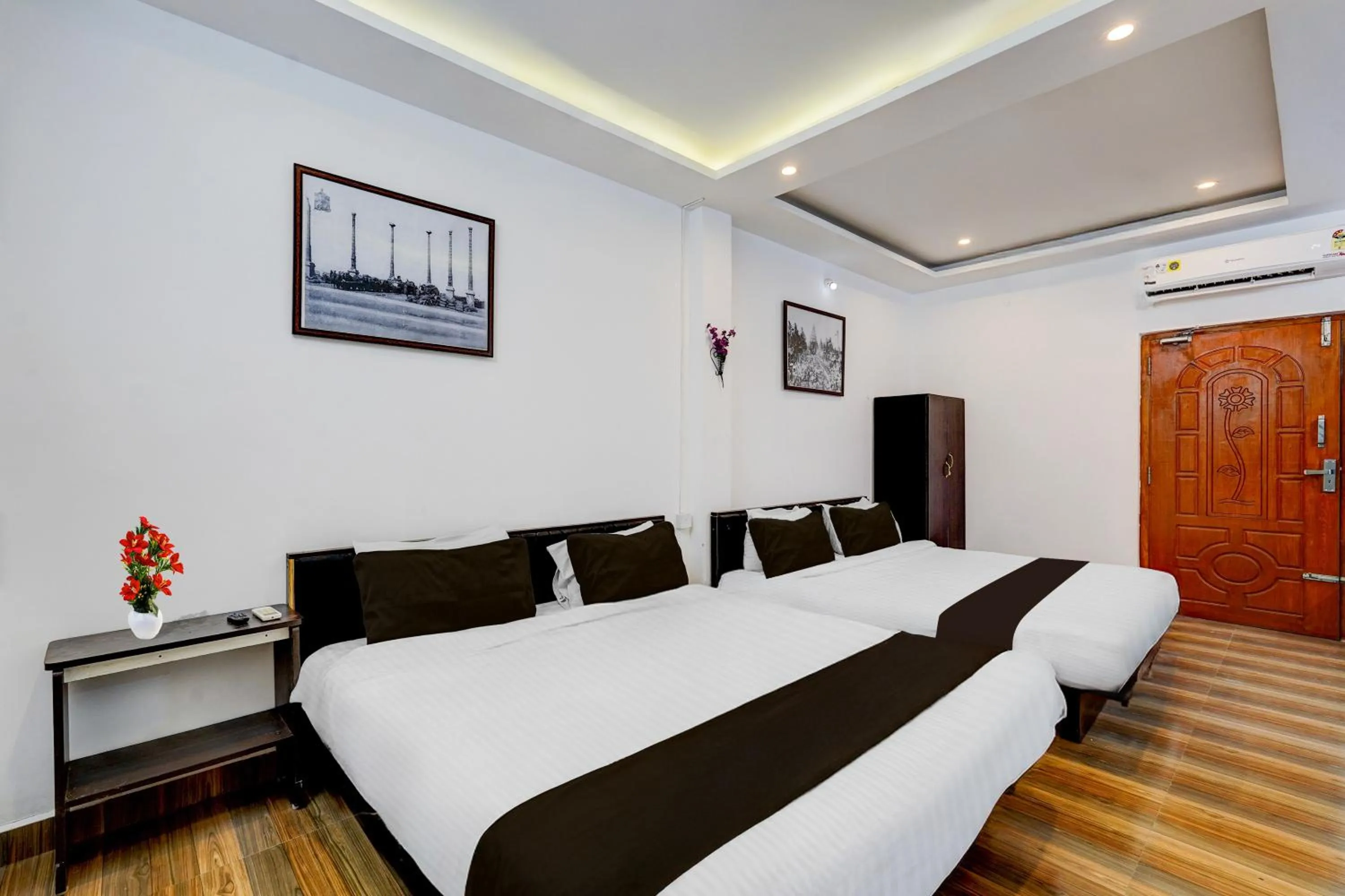 Bedroom, Bed in Townhouse Auroville Beach Formerly De Heritage