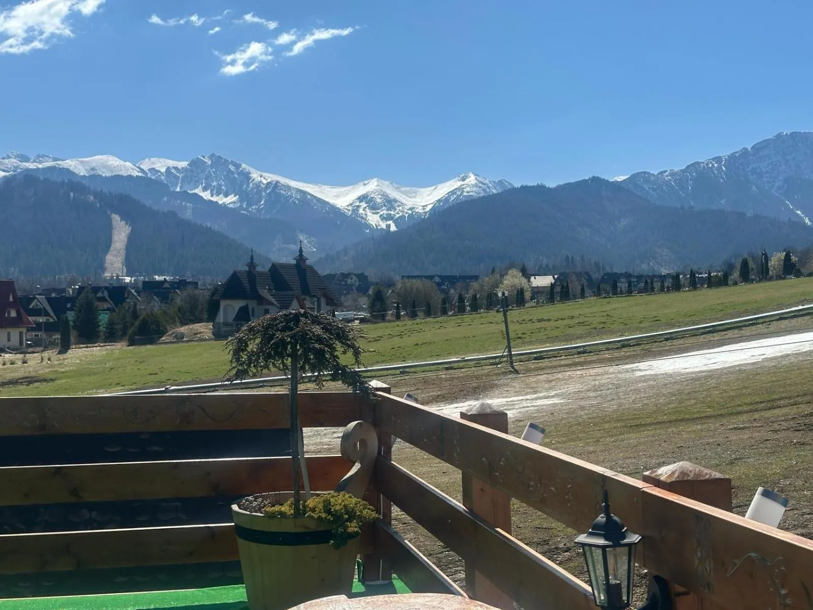 View (from property/room) in Karczma Mikuda - Sauna Basen Jacuzzi z widokiem na góry - Kuligi - Parking