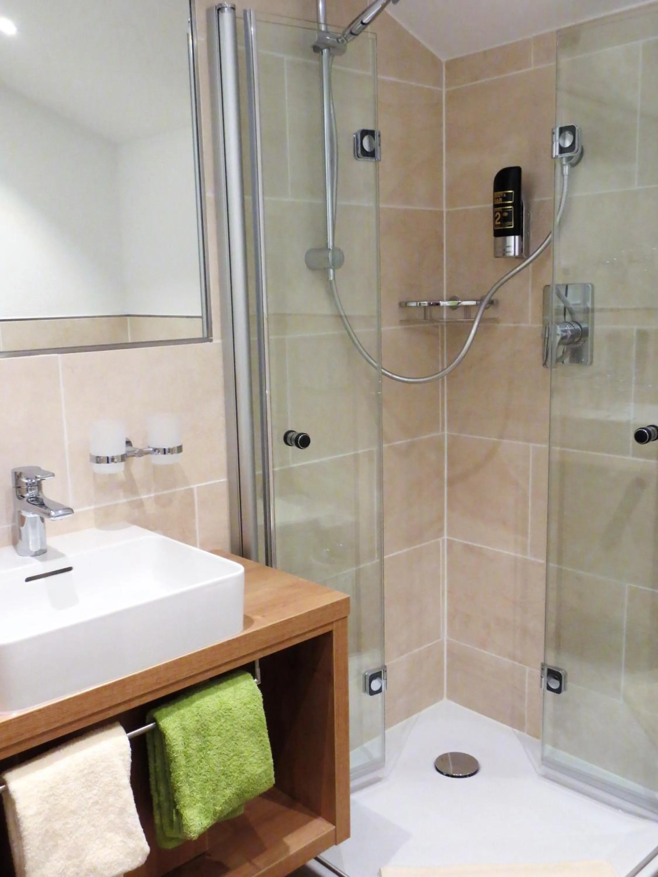 Shower in Hotel Alp Inn - Chiemgaukarte inclusive