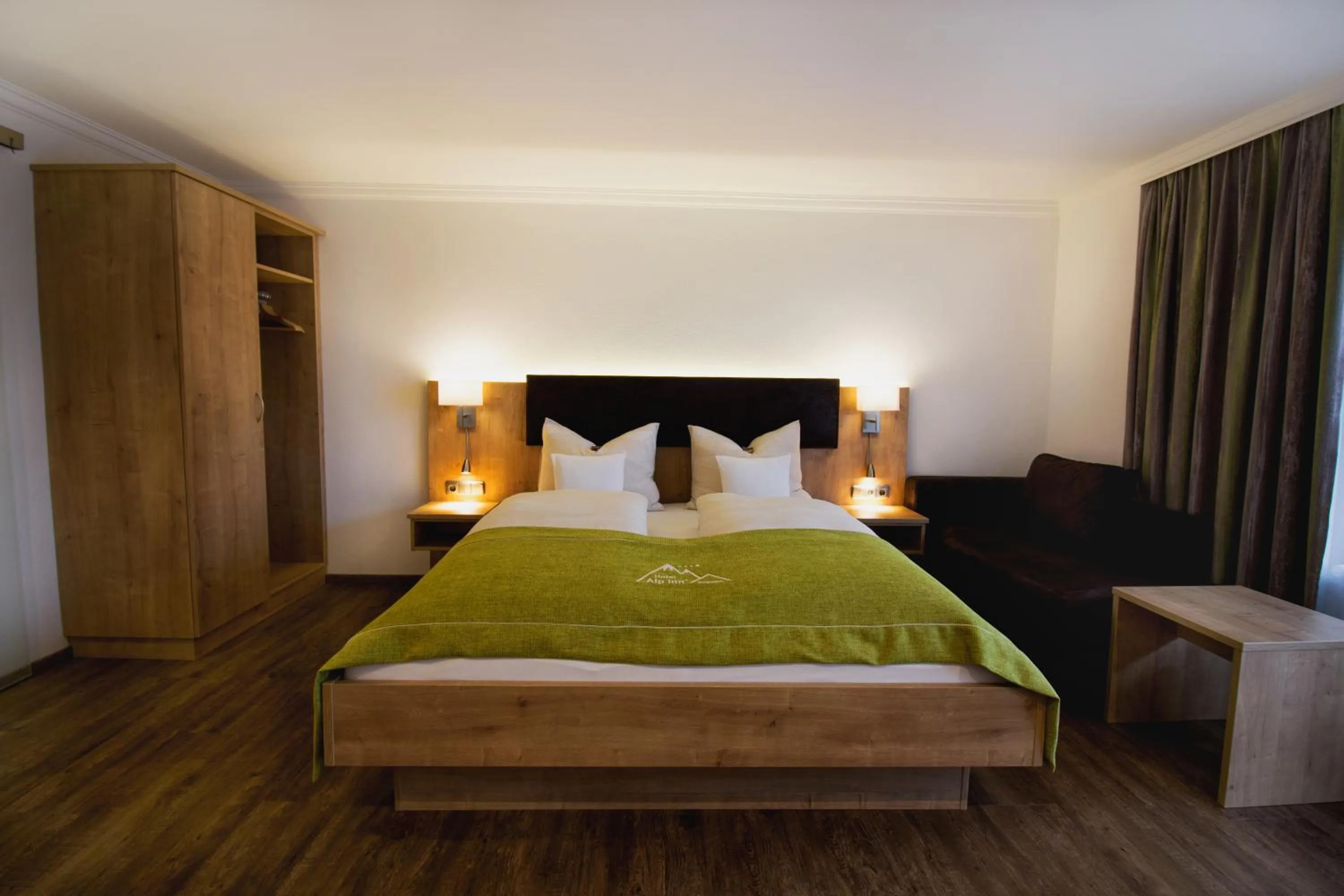Photo of the whole room, Bed in Hotel Alp Inn - Chiemgaukarte inclusive