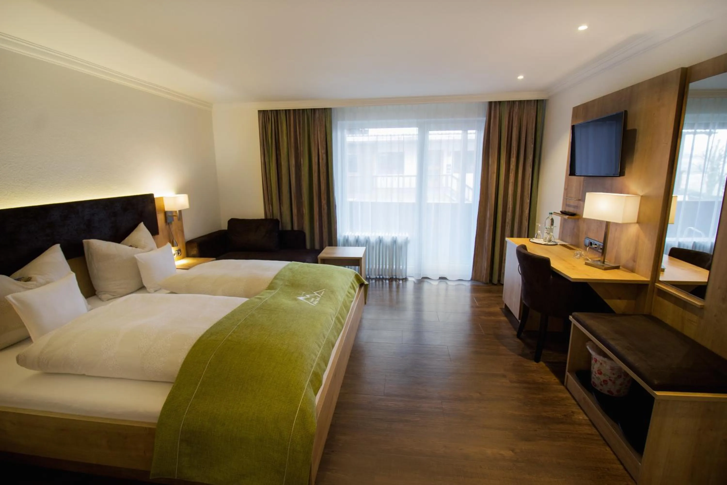 Photo of the whole room, Bed in Hotel Alp Inn - Chiemgaukarte inclusive