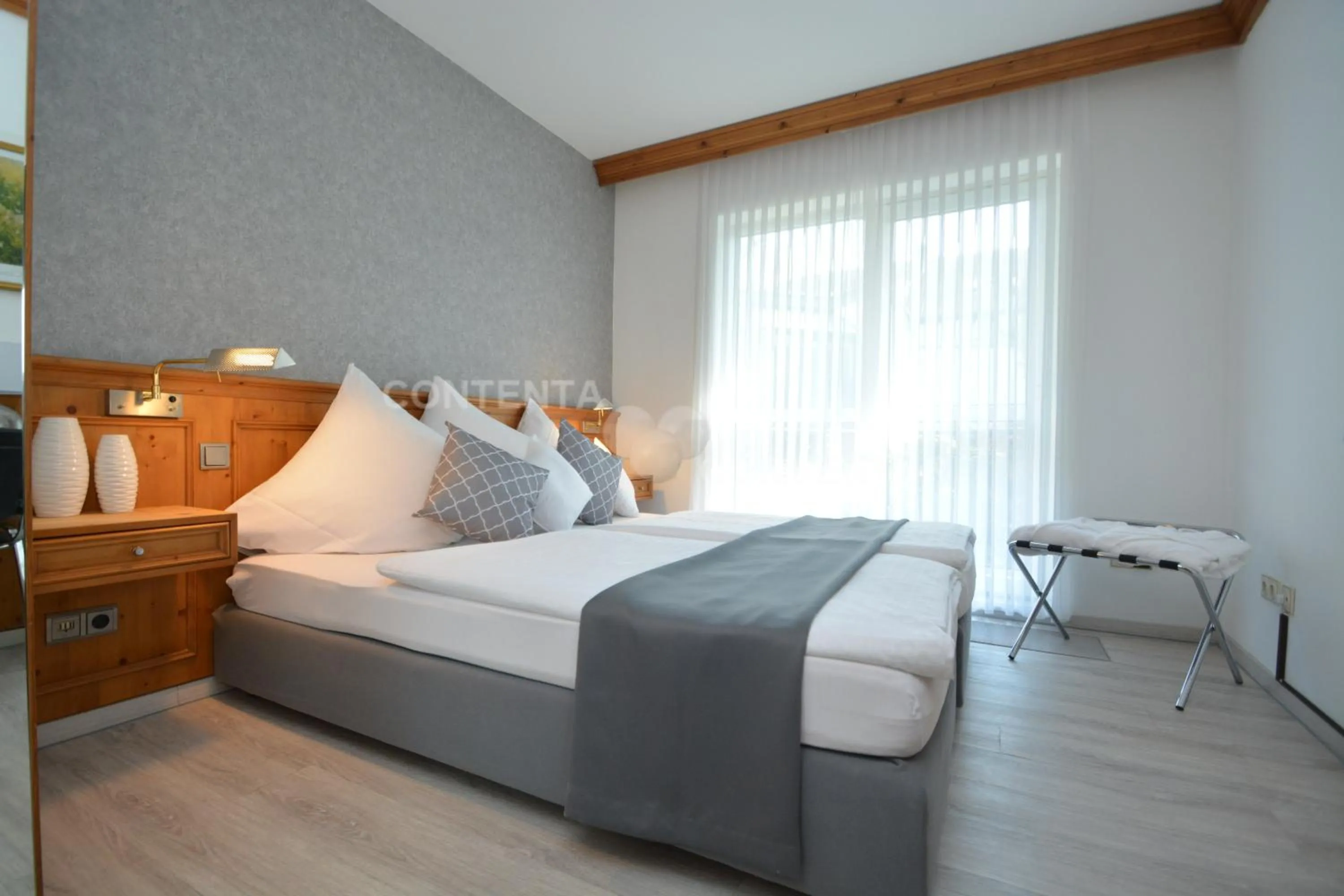 Bedroom, Bed in Hotel Haus Gimken