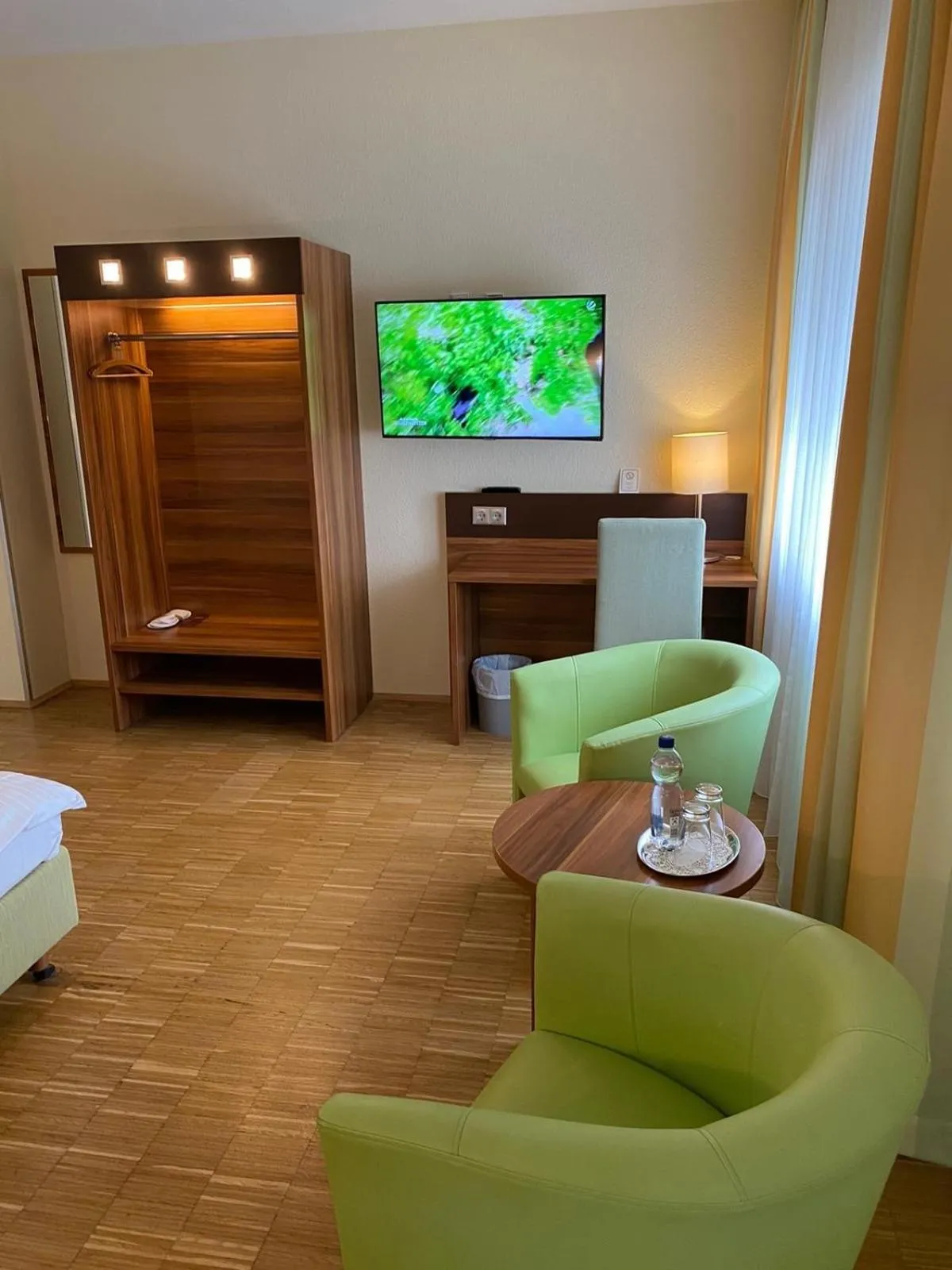 TV and multimedia, Bed in Klima Hotel Europarc