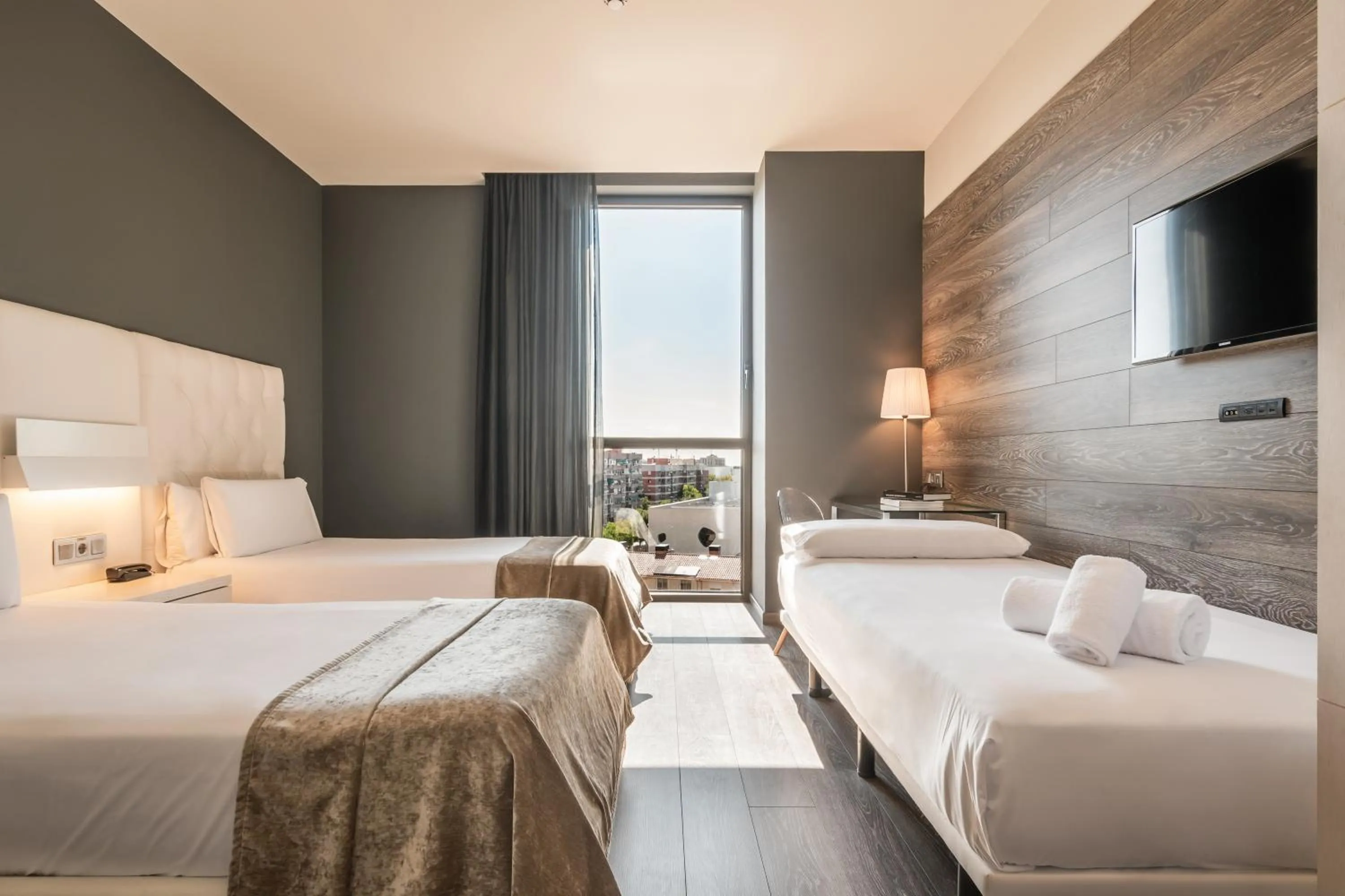 City view, Bed in Hotel SB Plaza Europa