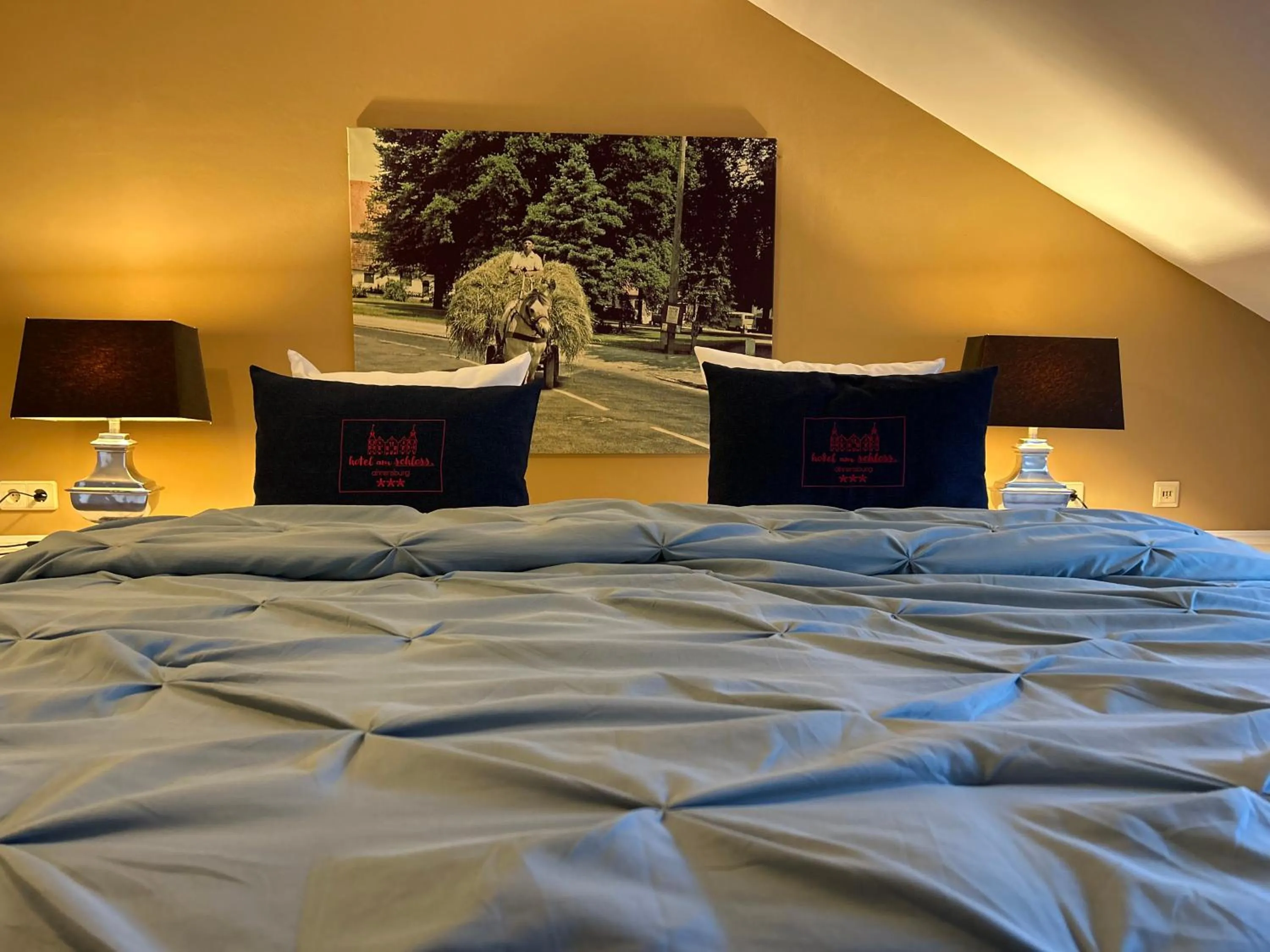 Bed in Hotel Am Schloss Ahrensburg