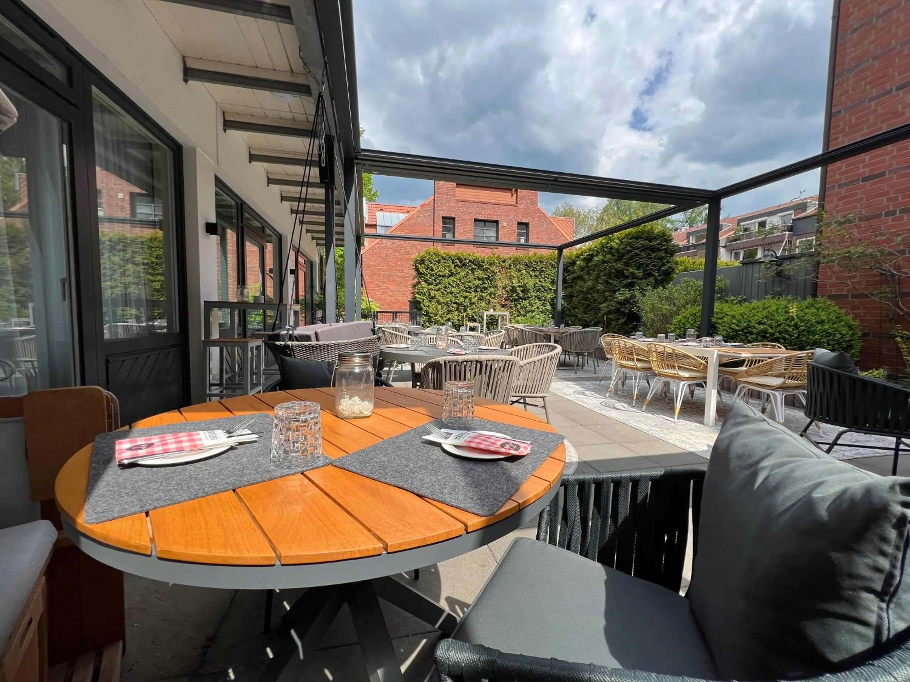 Balcony/Terrace in Hotel Am Schloss Ahrensburg