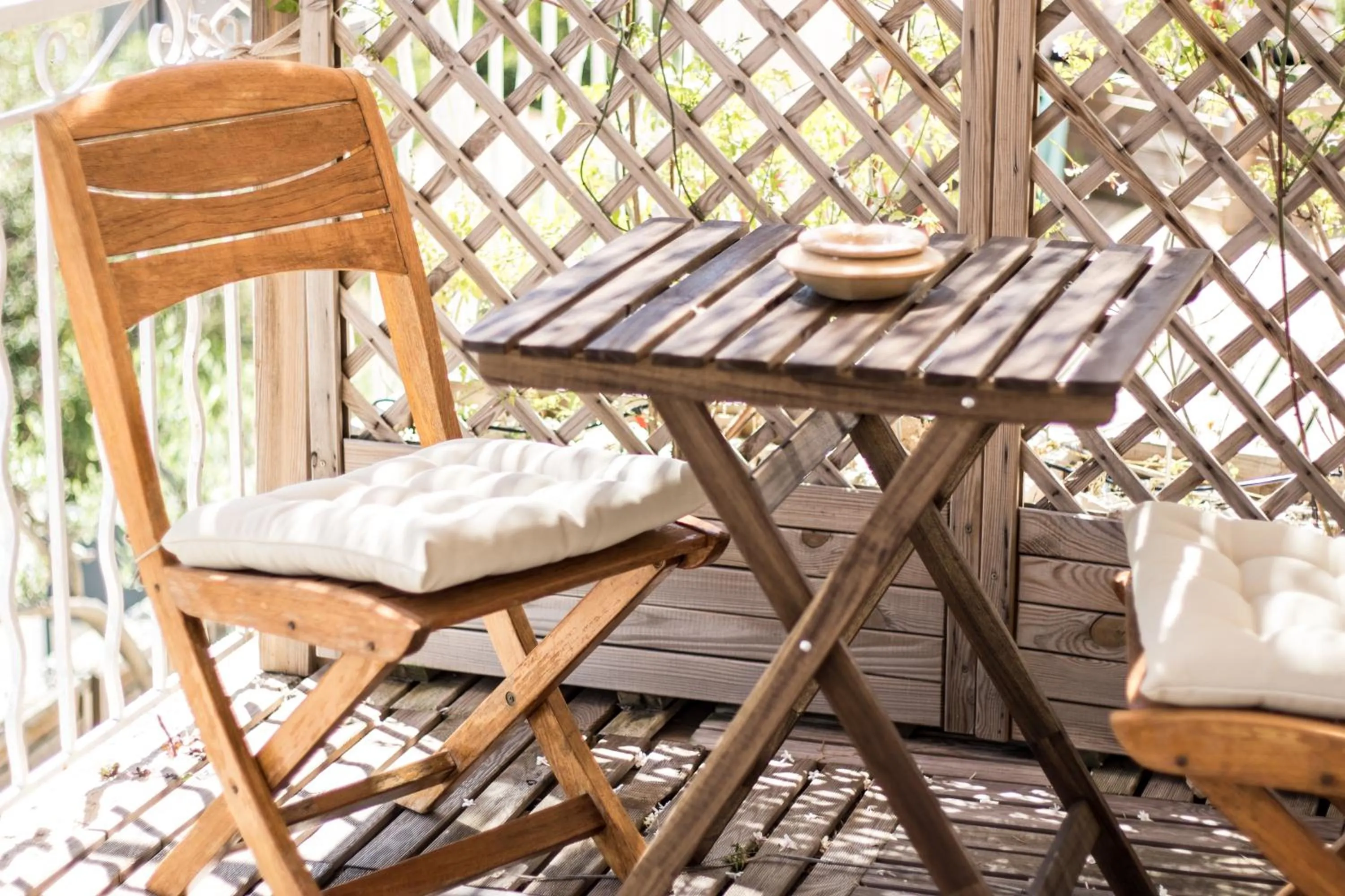 Balcony/Terrace in Les Chambres d'Hôtes du Grand Mornas