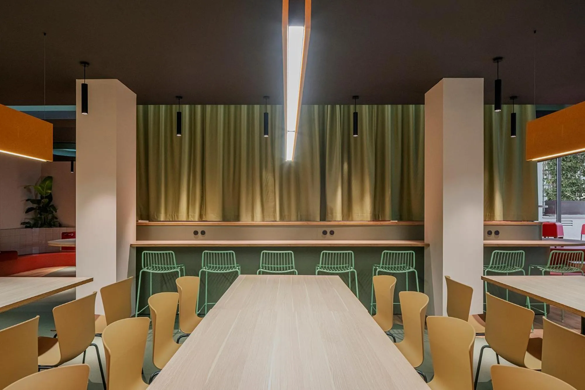 Dining area in Colegio Mayor Resa La Concepción