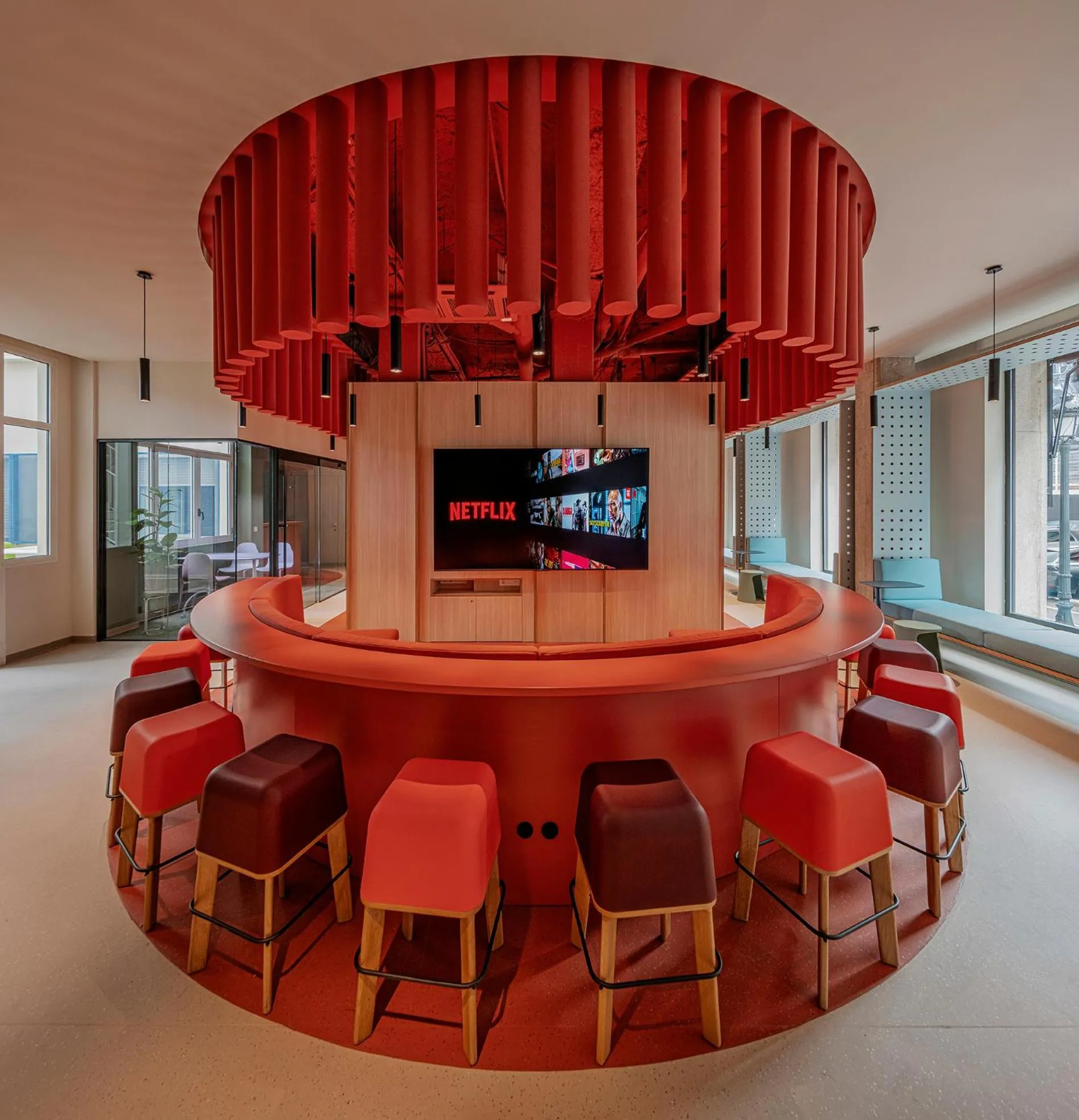 Lobby or reception in Colegio Mayor Resa La Concepción