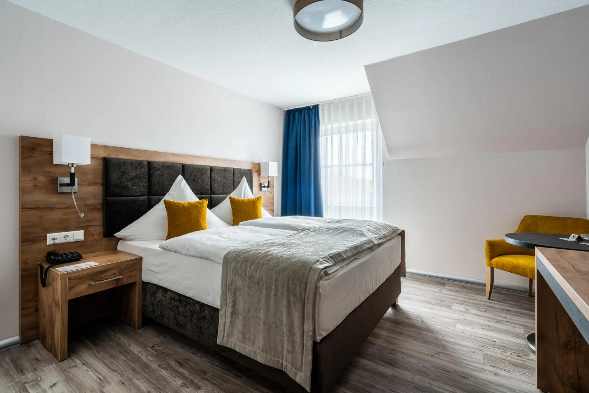 Bed in AKZENT Hotel Frankenberg