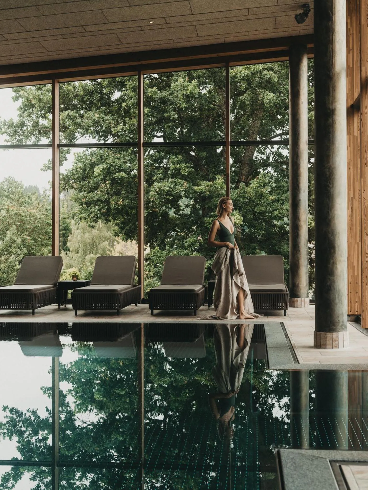 Swimming pool in Hotel Eibl-Brunner 4-Sterne-Superior