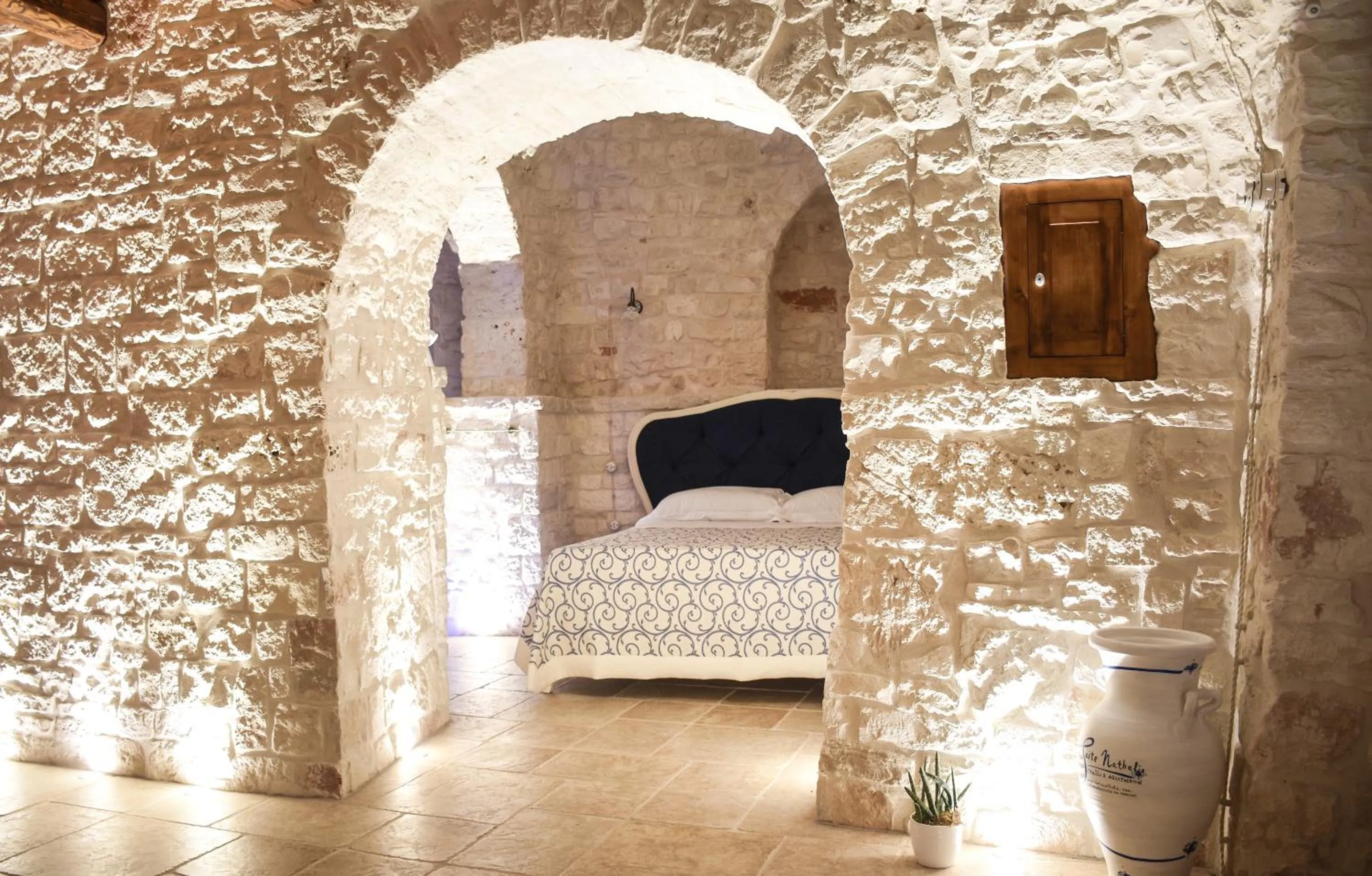 Bed in Trulli e Puglia Luxury Suite