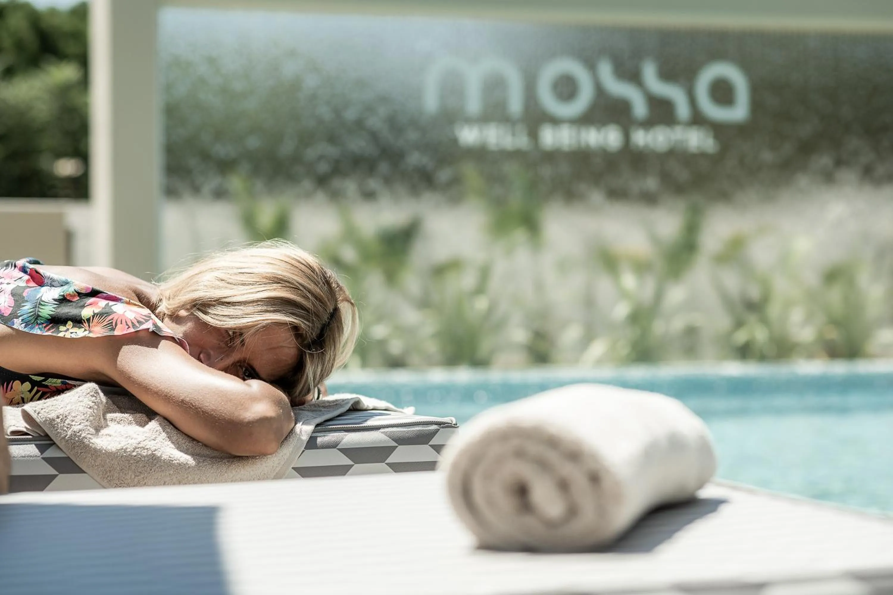 Swimming pool in Mossa Well Being Hotel - Heated pool and Wellness Spa