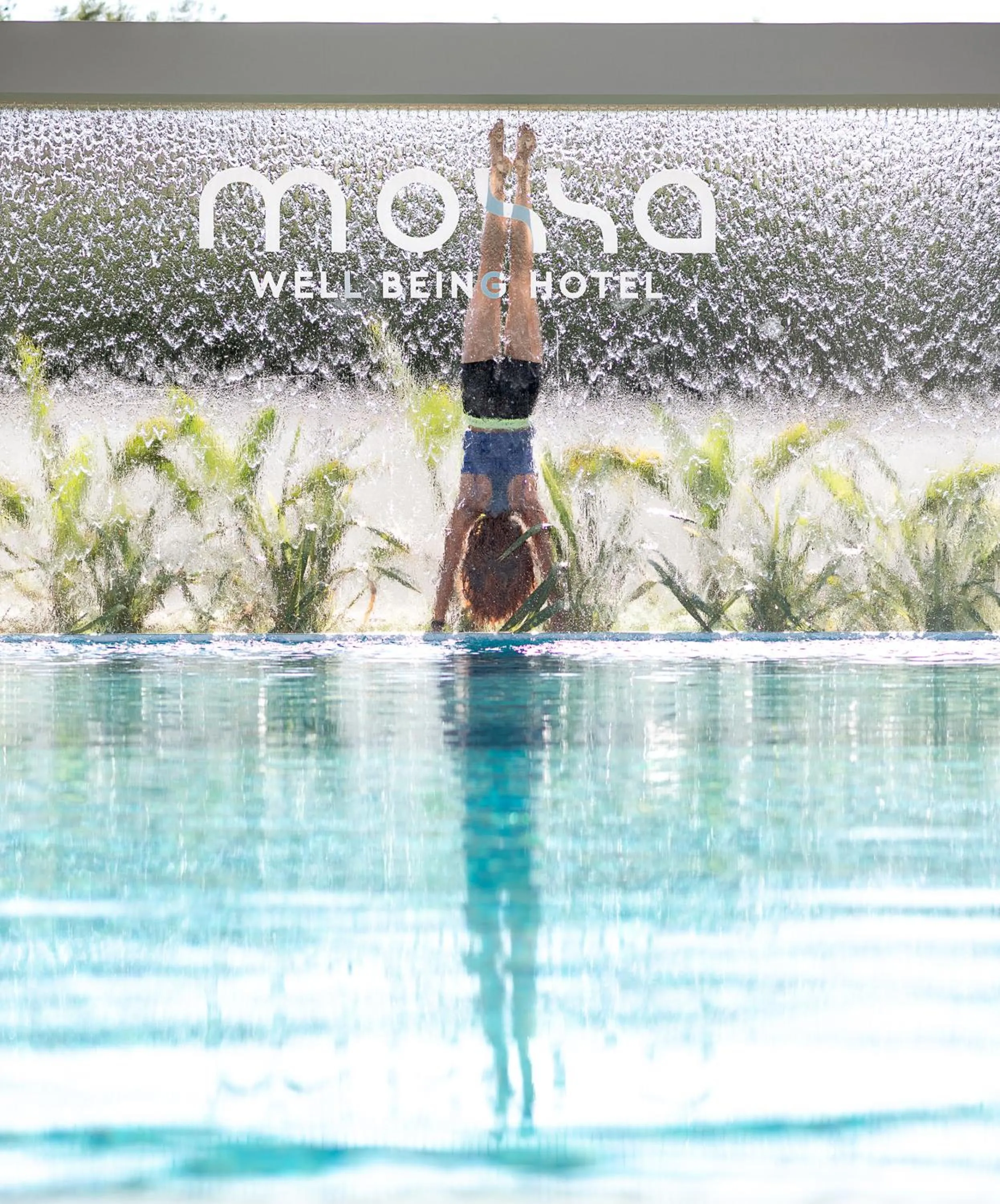 Swimming pool in Mossa Well Being Hotel - Heated pool and Wellness Spa