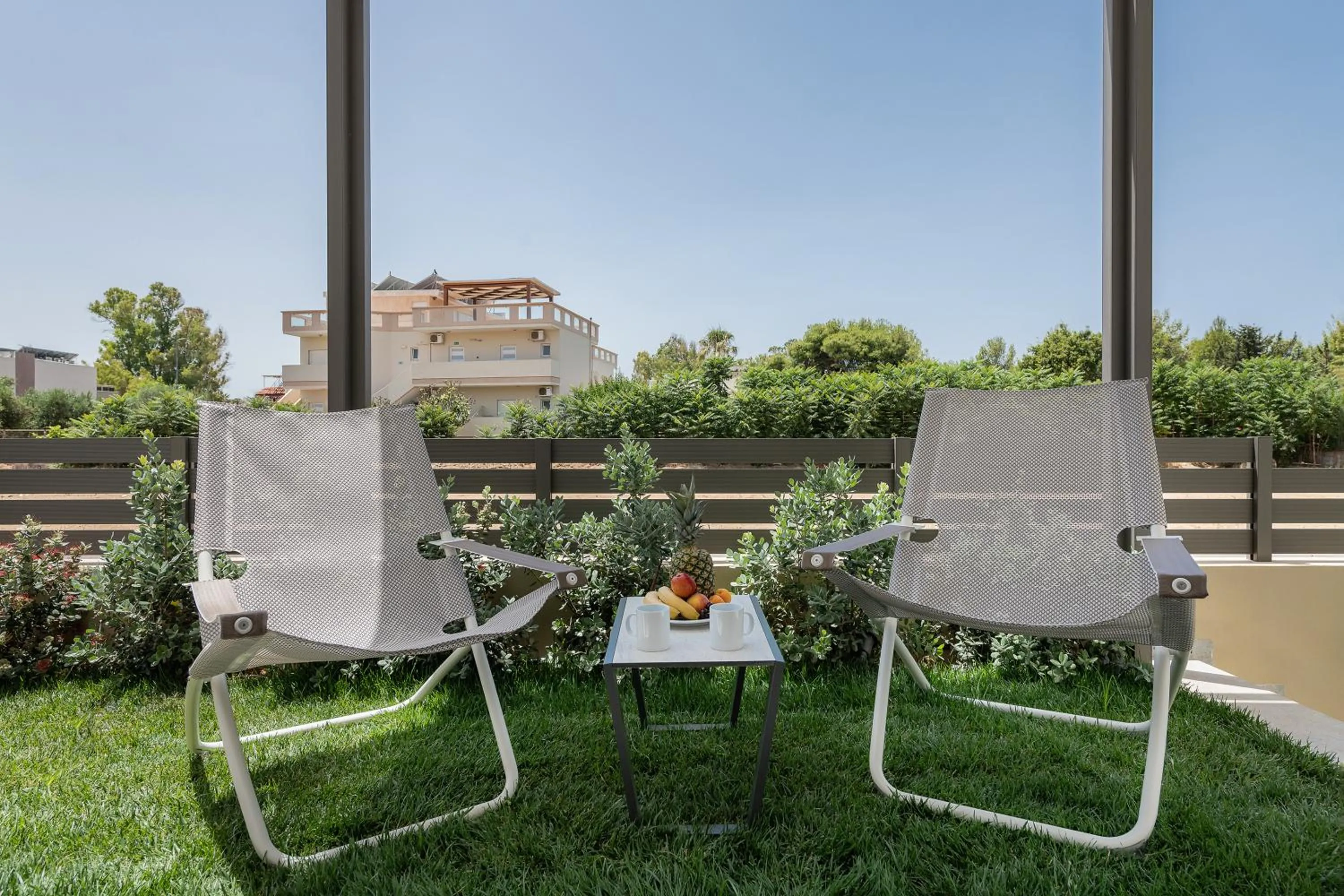 Inner courtyard view in Mossa Well Being Hotel - Heated pool and Wellness Spa