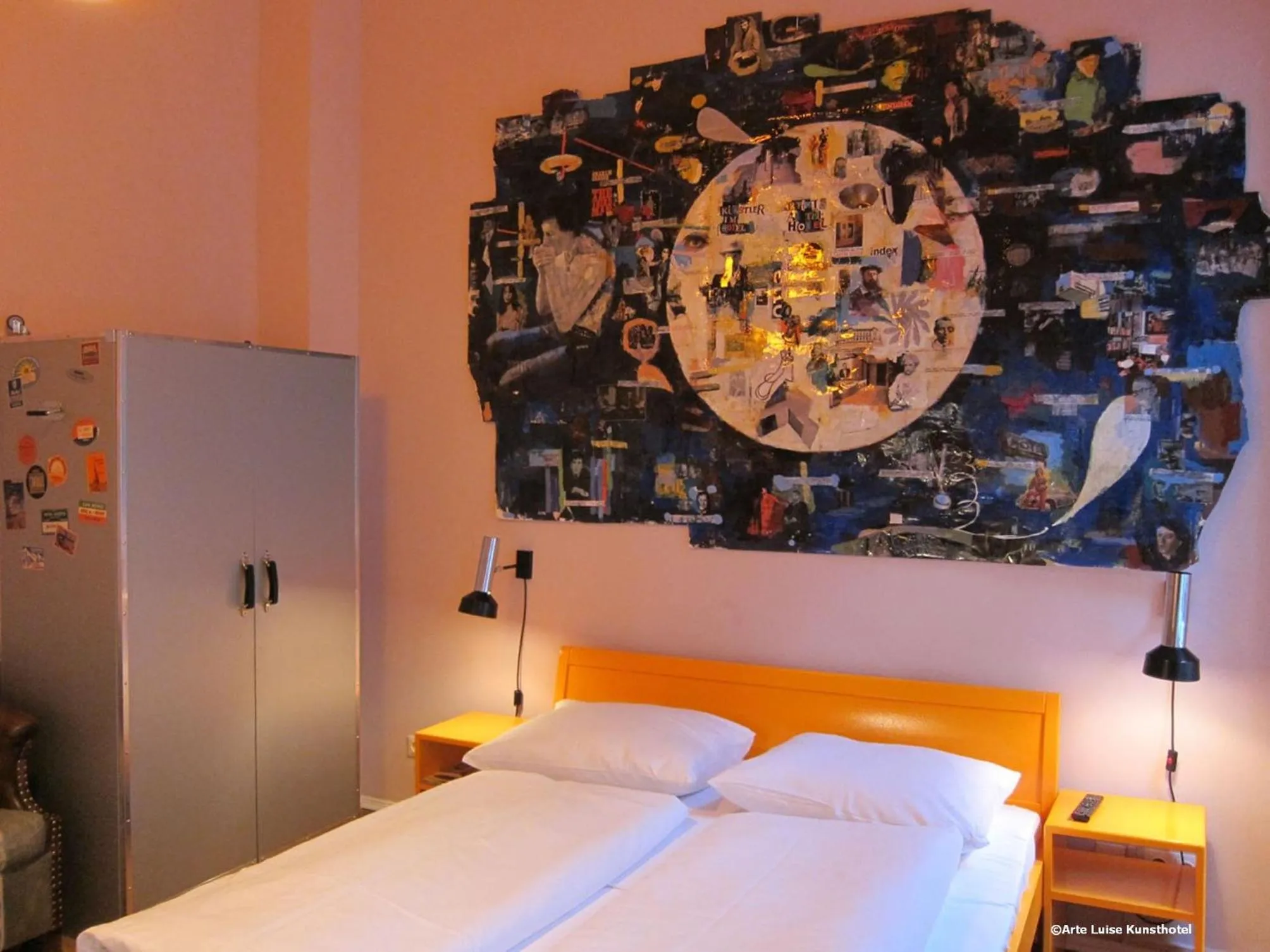 Bed in Arte Luise Kunsthotel