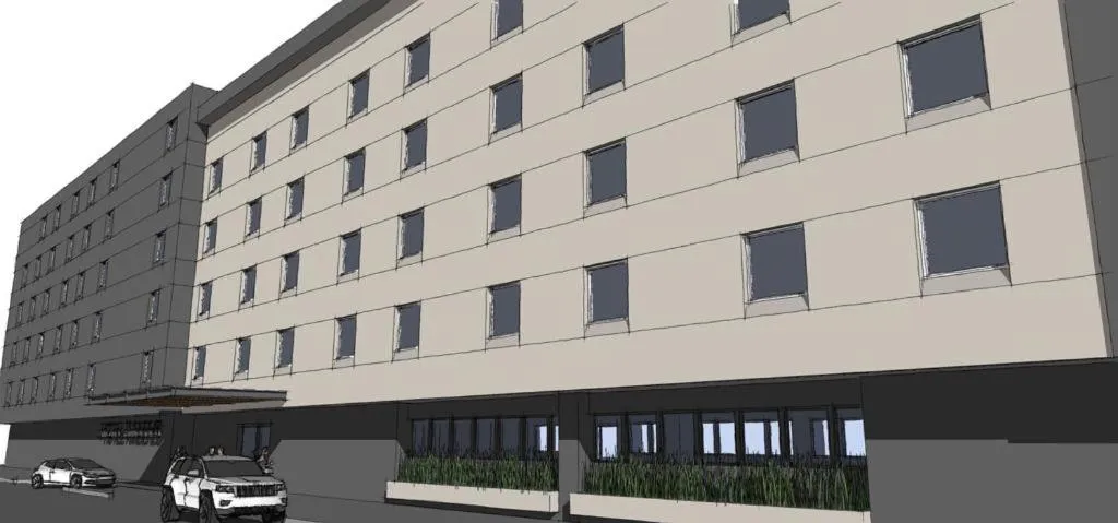 Facade/entrance in Hotel Amberes