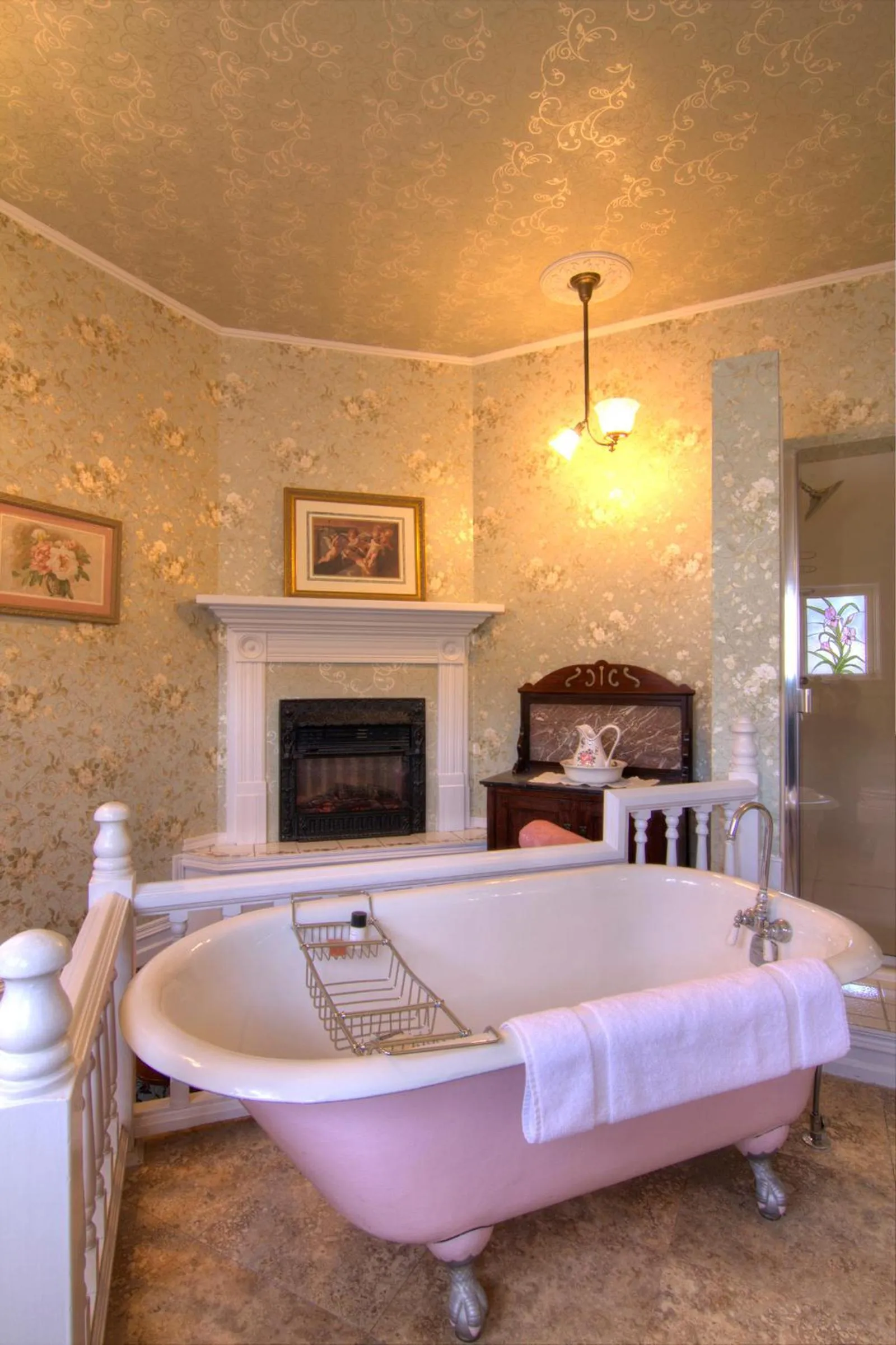 Bathroom, Bed in Gingerbread Mansion