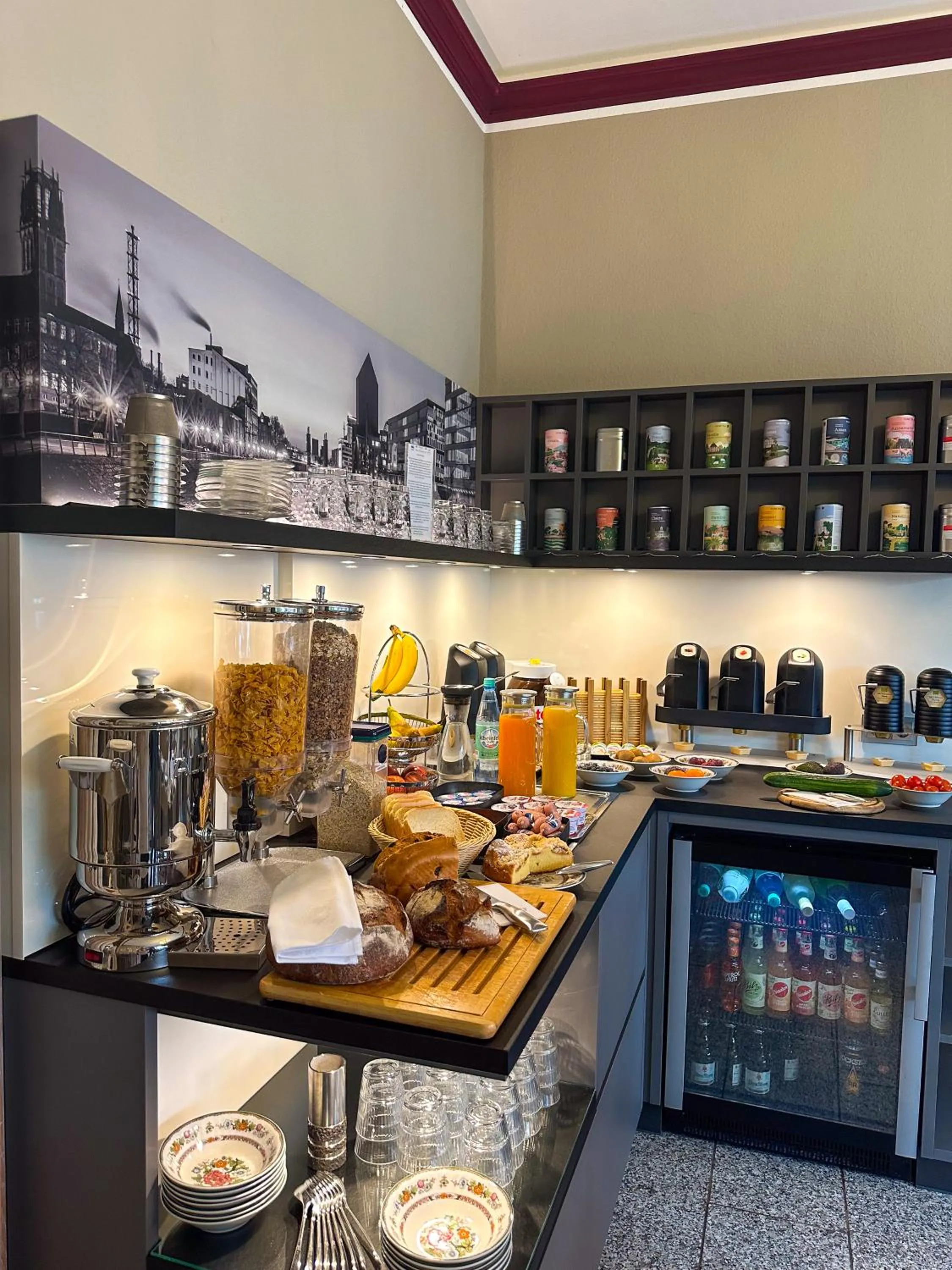 Buffet breakfast in Hotel Am Sportpark