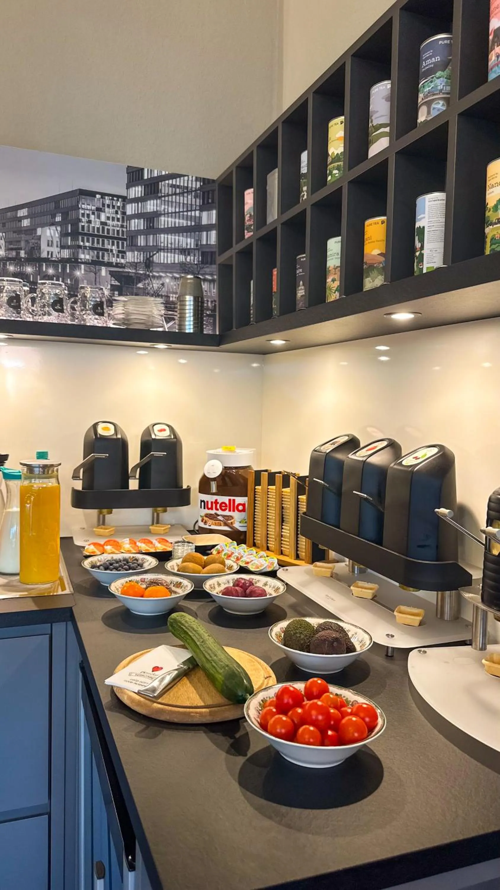 Buffet breakfast in Hotel Am Sportpark