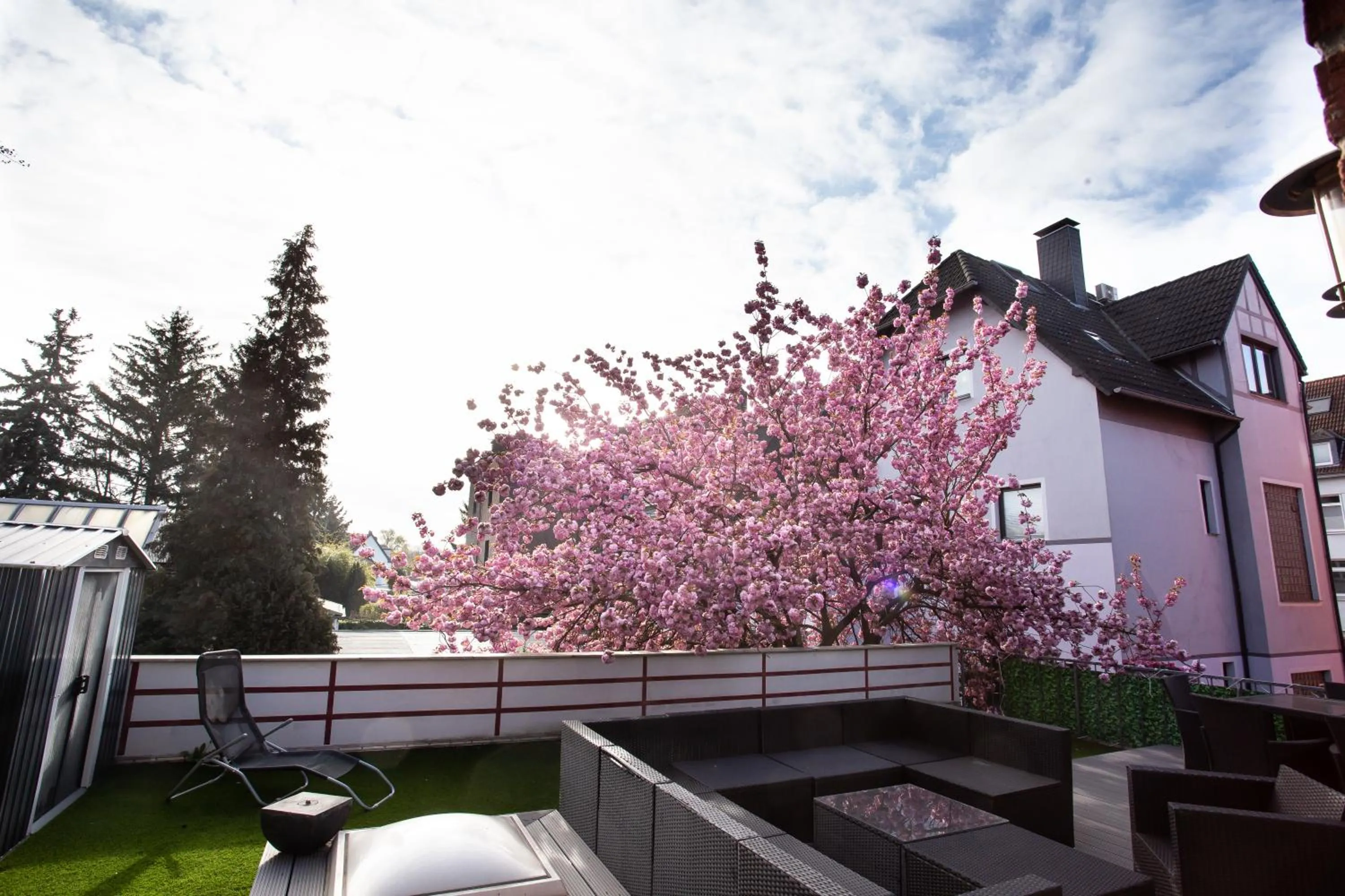 Garden in Hotel Am Sportpark
