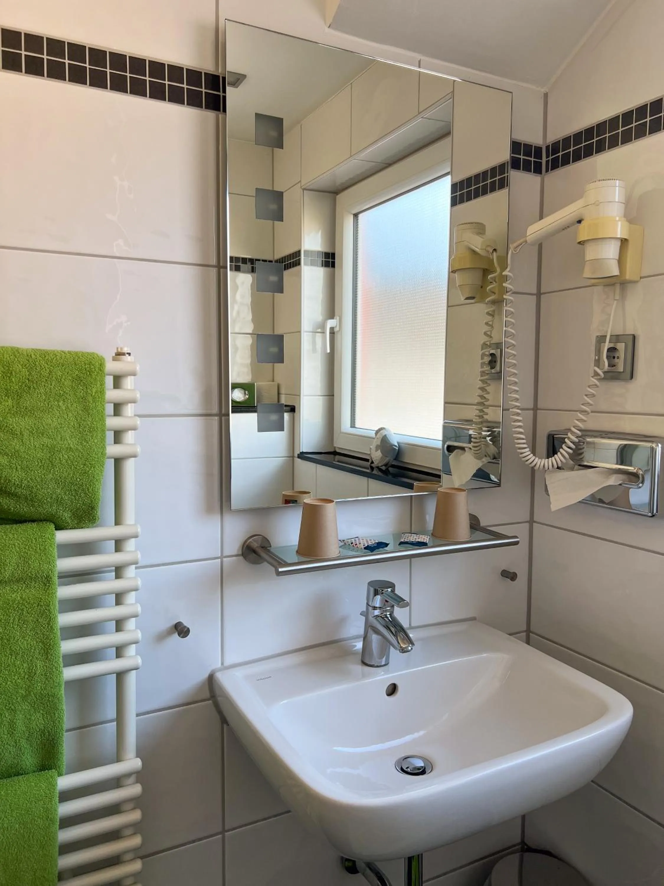 Bathroom in Hotel Am Sportpark