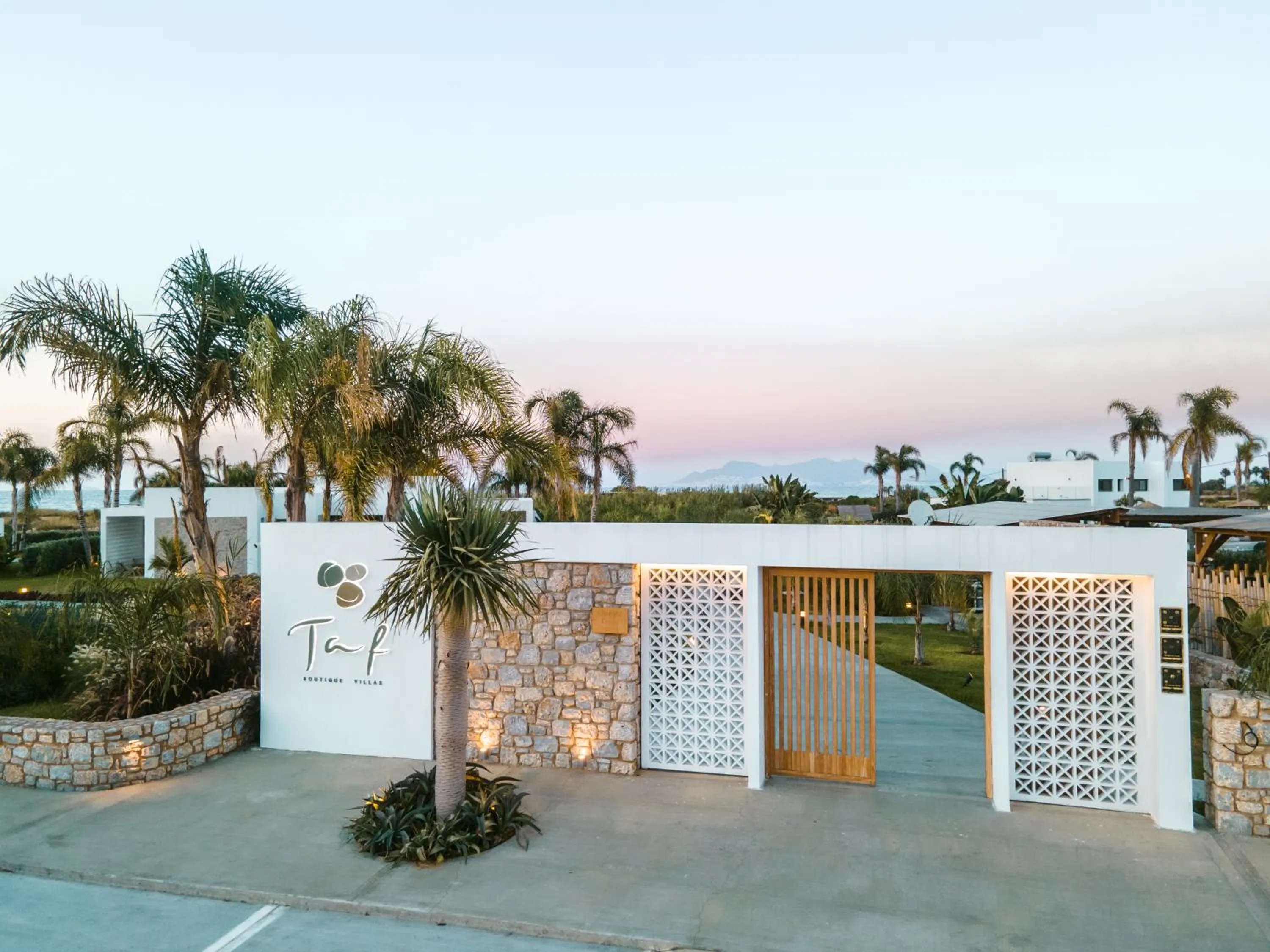 Facade/entrance in TAF Beach Villas & TESLA Y