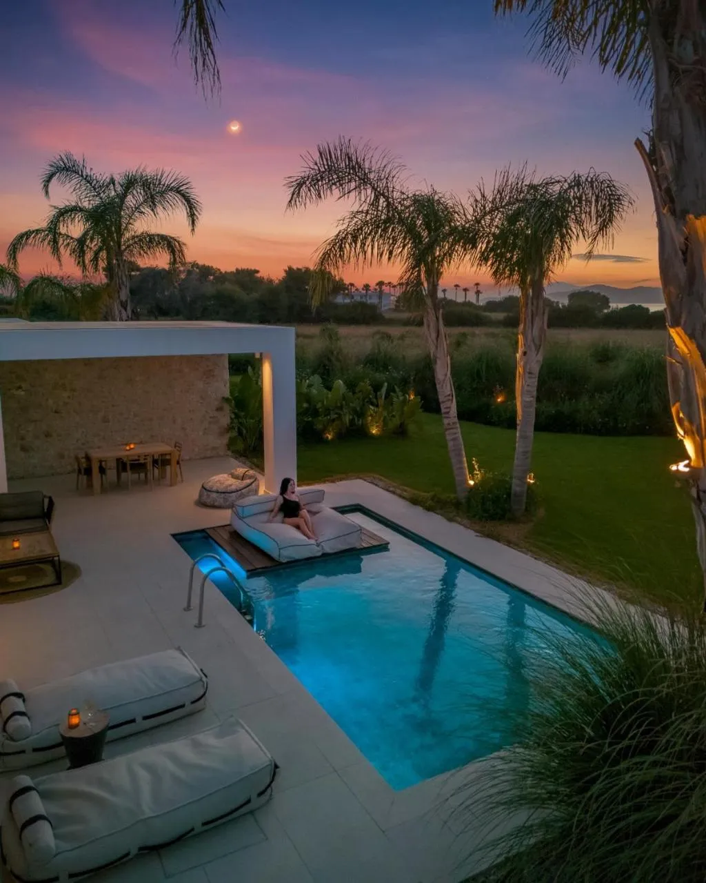 Patio in TAF Beach Villas & TESLA Y