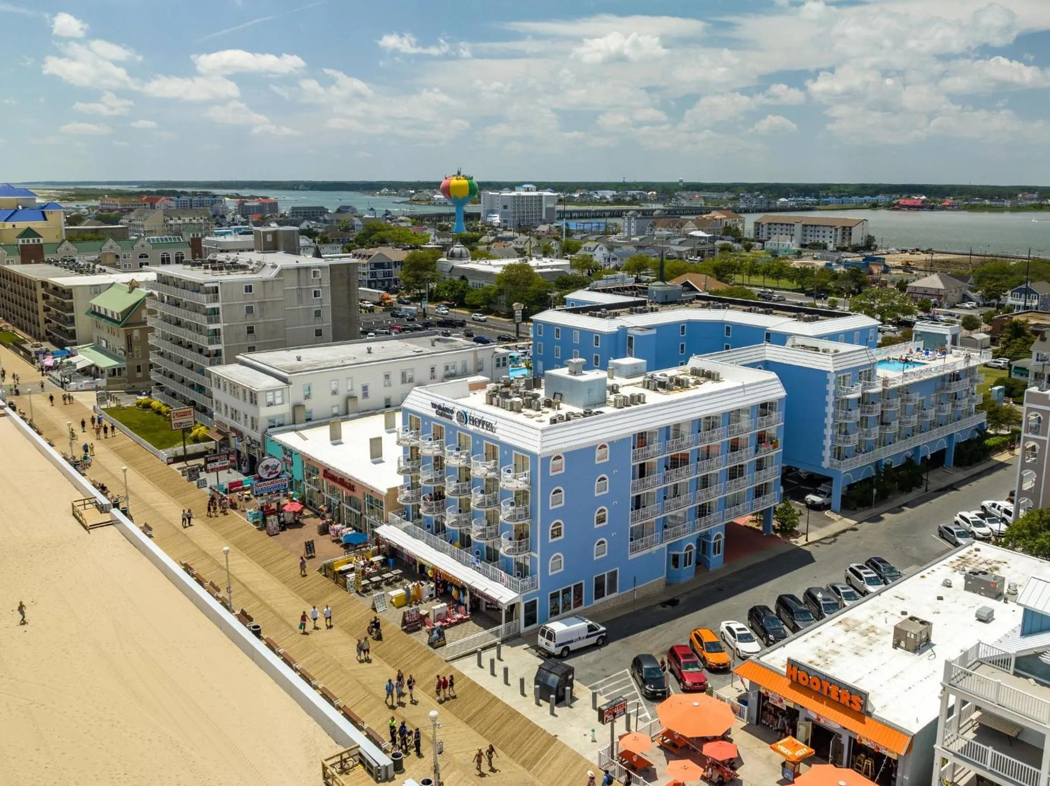 Property building in Tidelands Caribbean Boardwalk Hotel and Suites